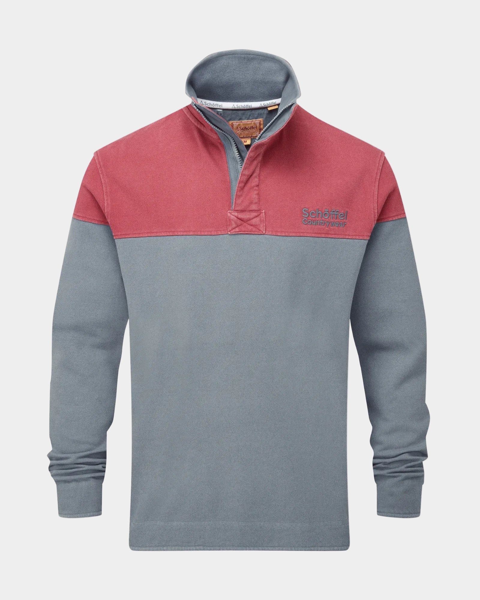Helford Sweatshirt - Red/Blue