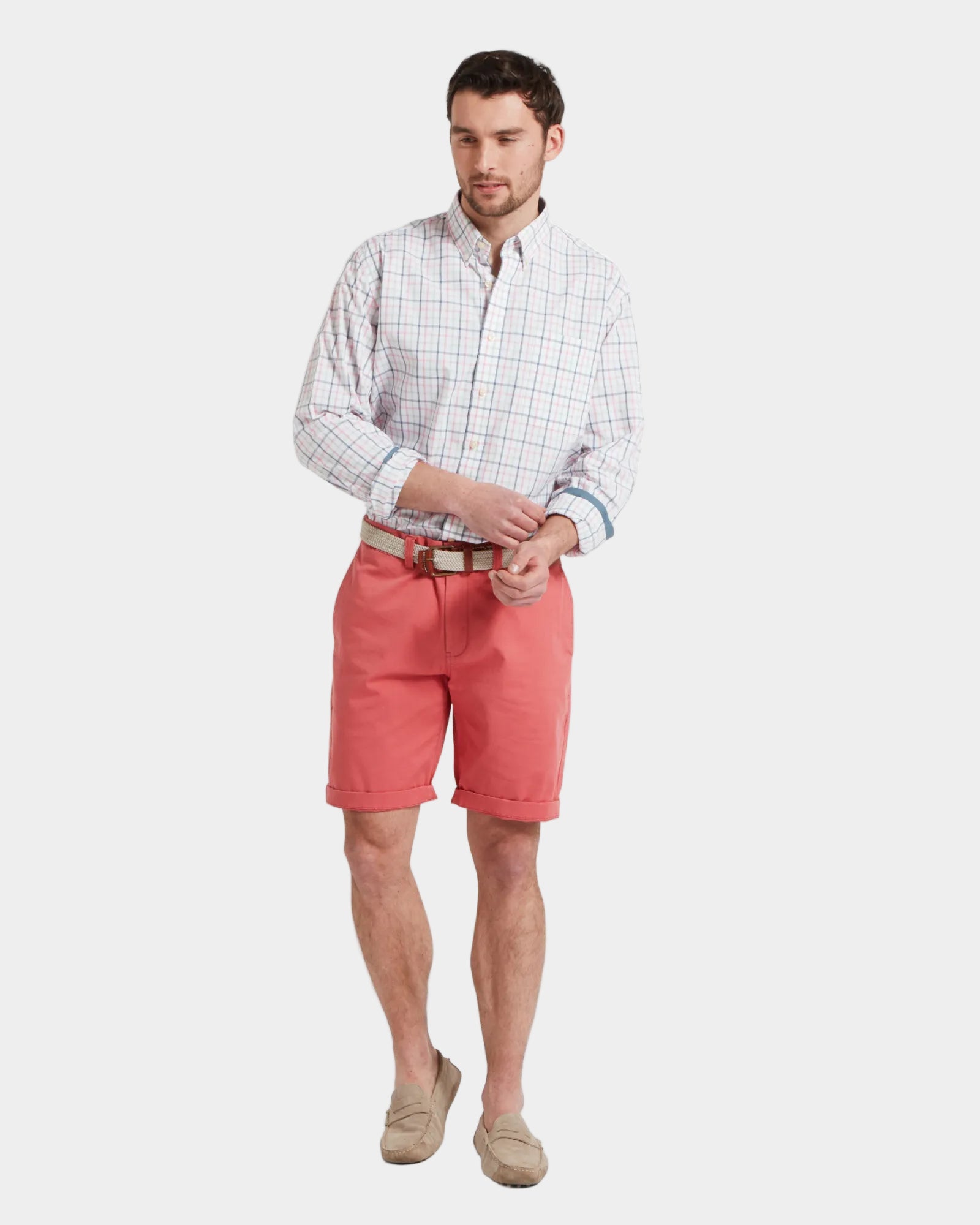 Holkham Classic Shirt - Blue/Red