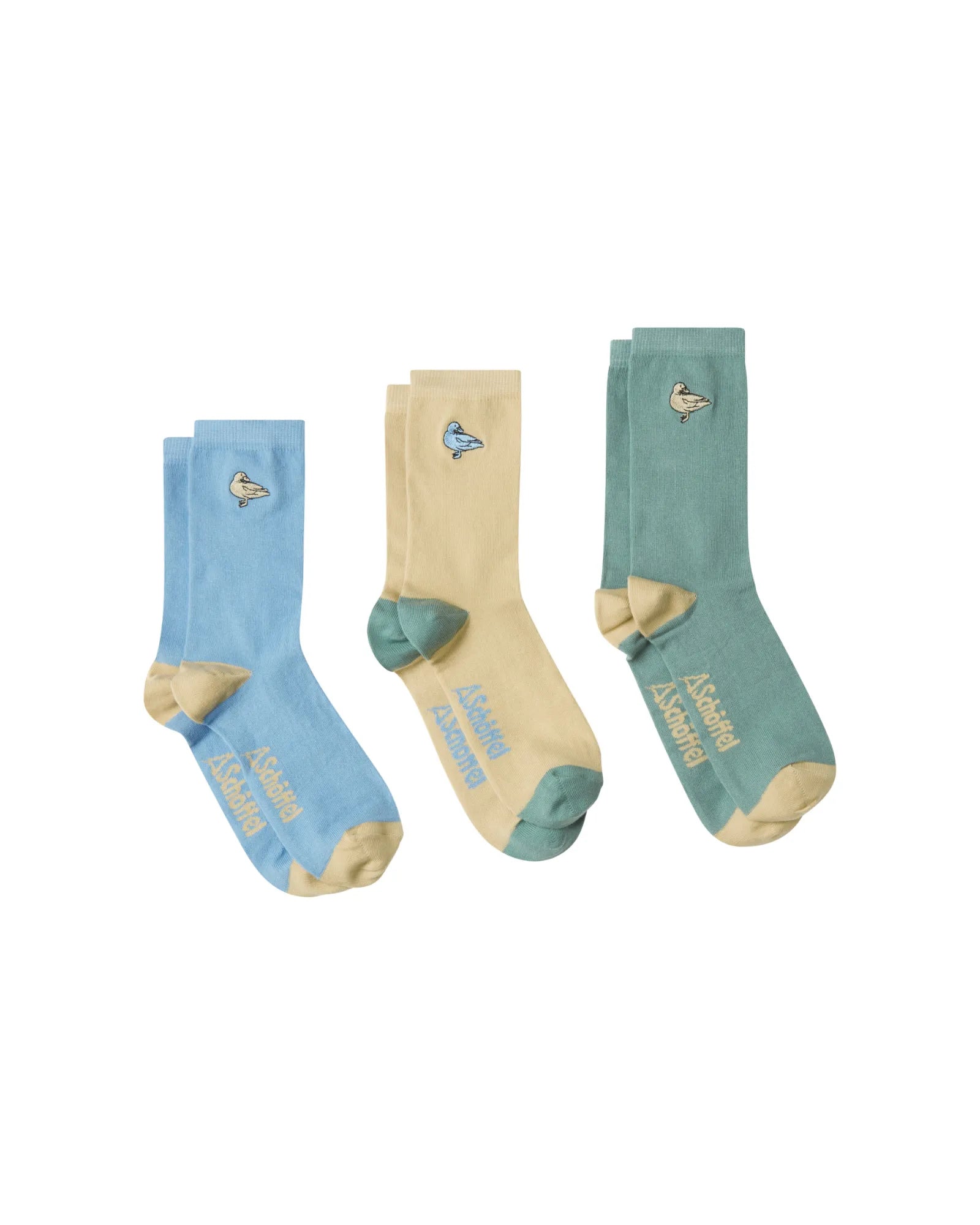 Ladies Bamboo Socks (Box of 3) - Duck Print