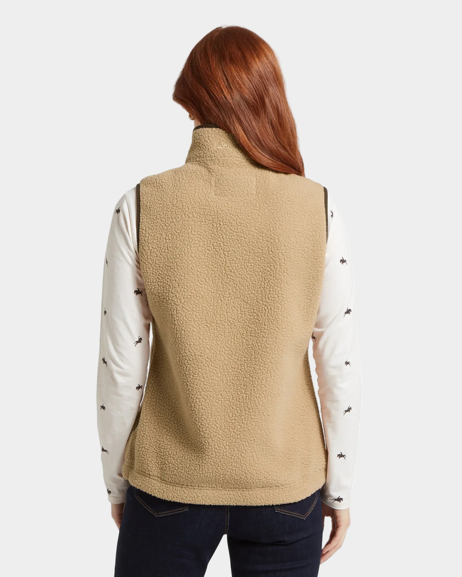 Lyndon Retro Fleece Gilet - Tan