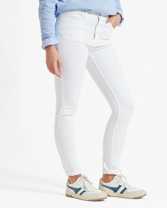 Poppy White Slim Stretch Jeans