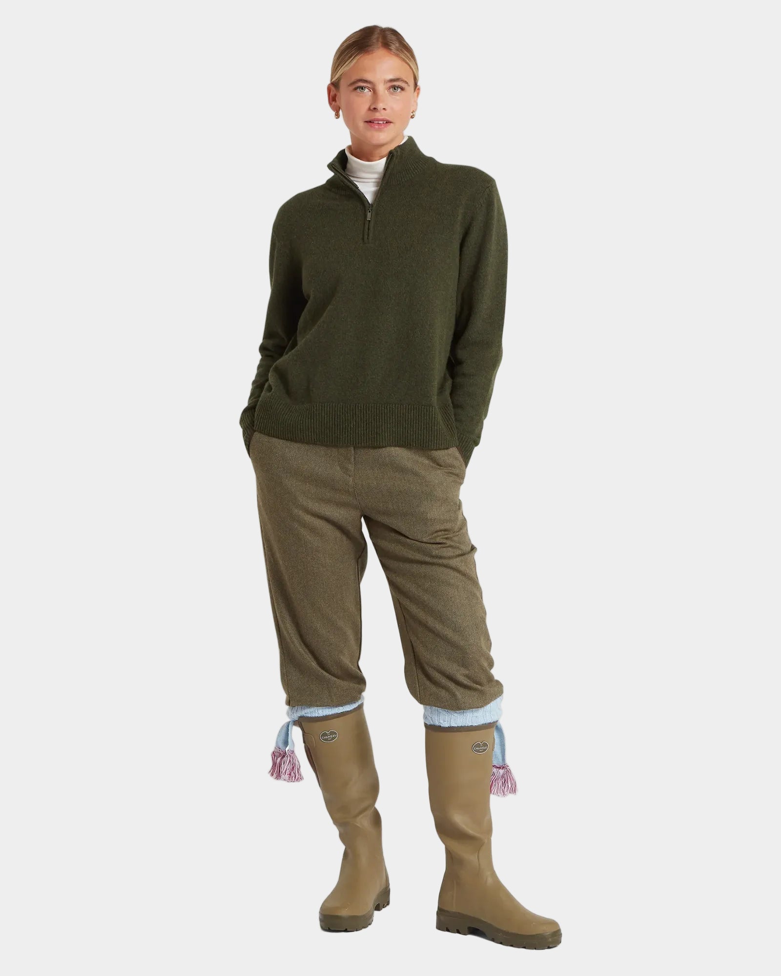 Thoralby Jumper - Loden