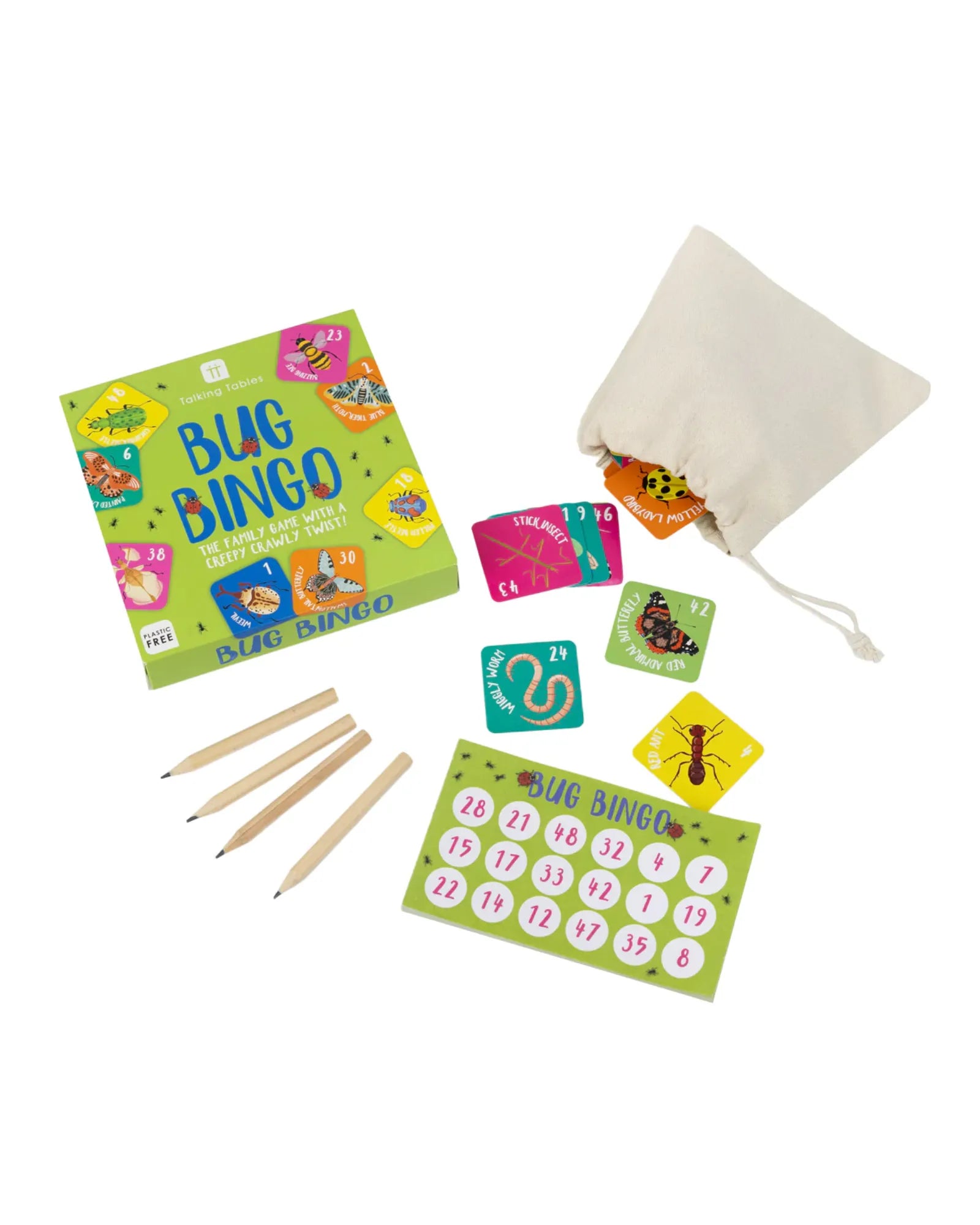 Bug Bingo Family Card Game