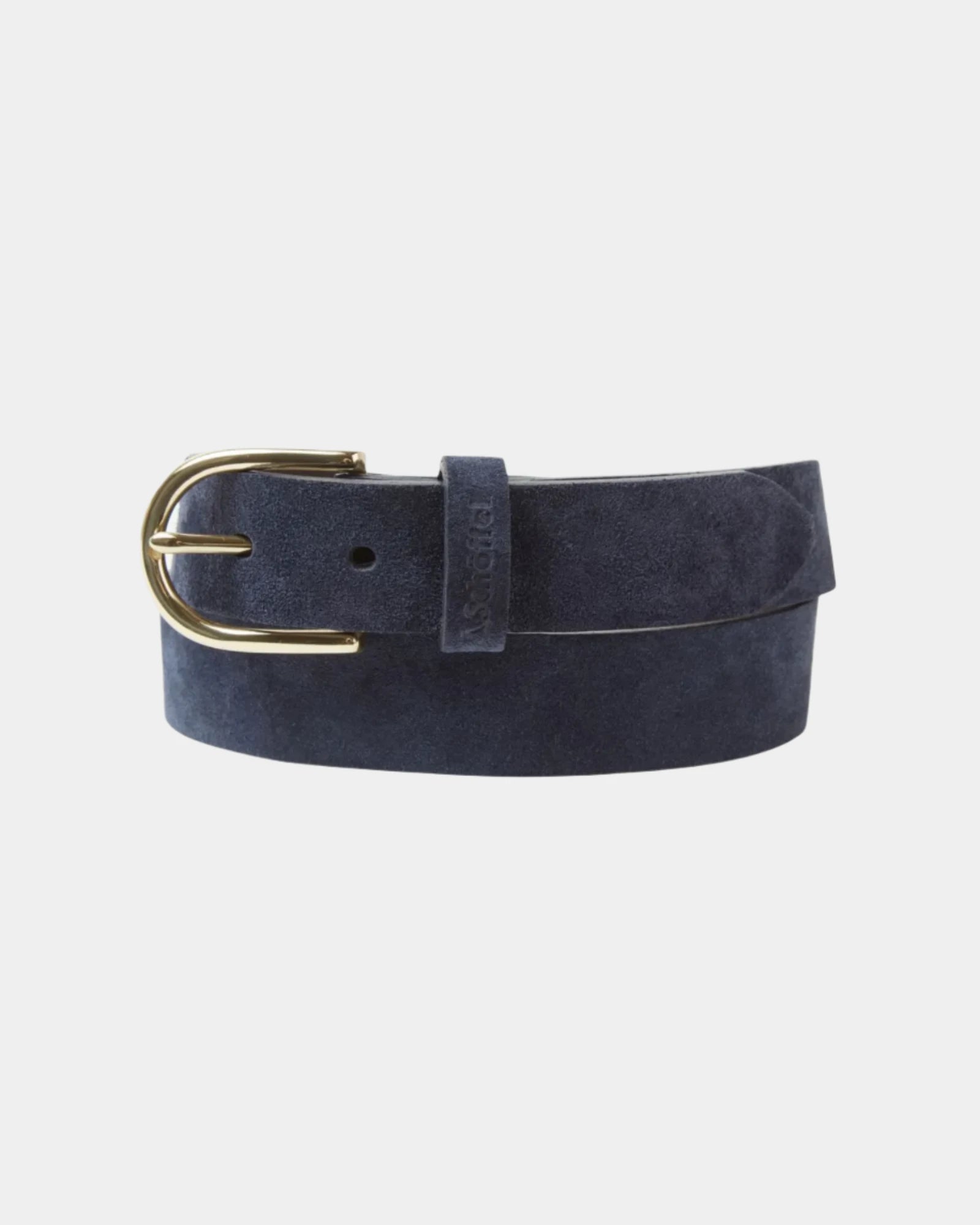 Padley Suede Belt - Navy