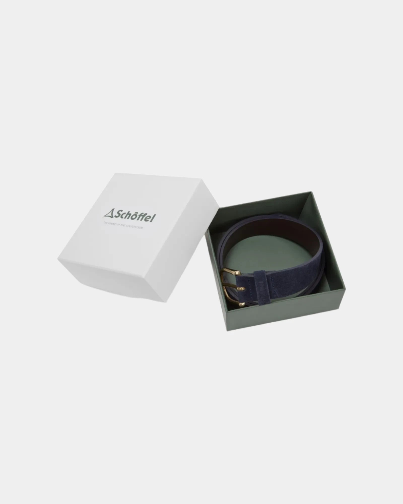 Padley Suede Belt - Navy