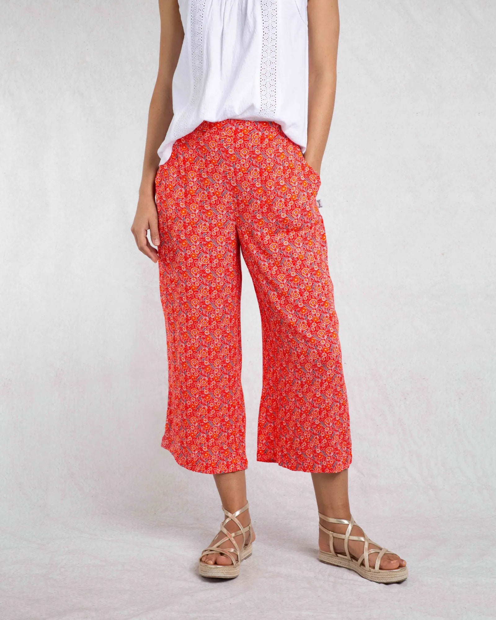 Sarita Trousers - Tango Red