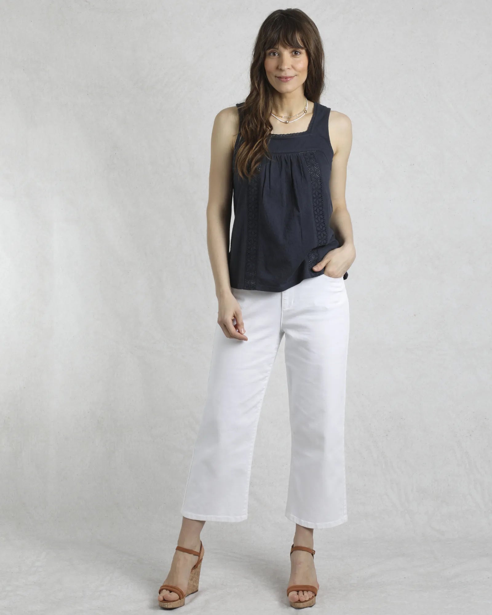 Chelle Vest - Navy