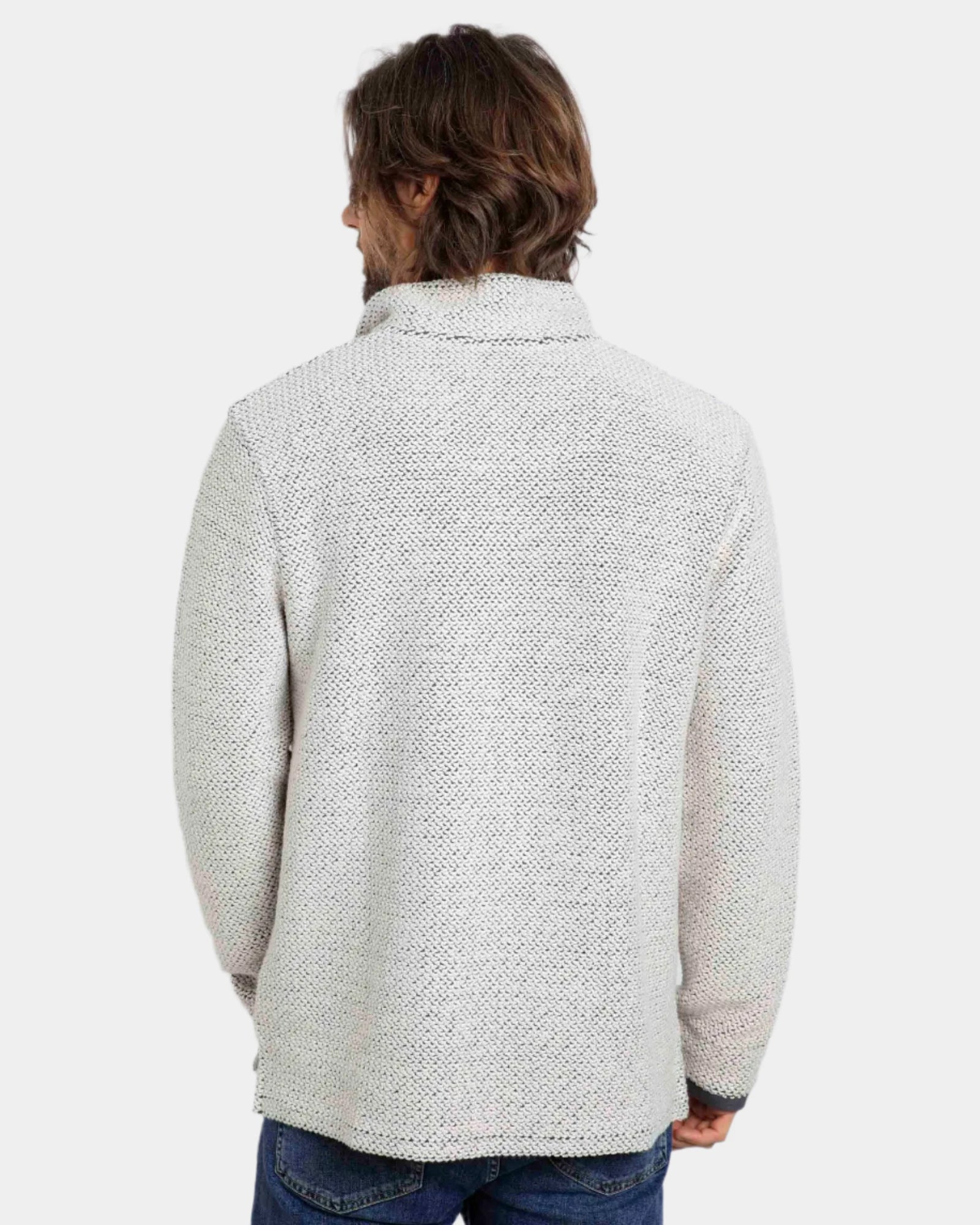 Cruiser Ecru 1/4 Zip Eco Macaroni