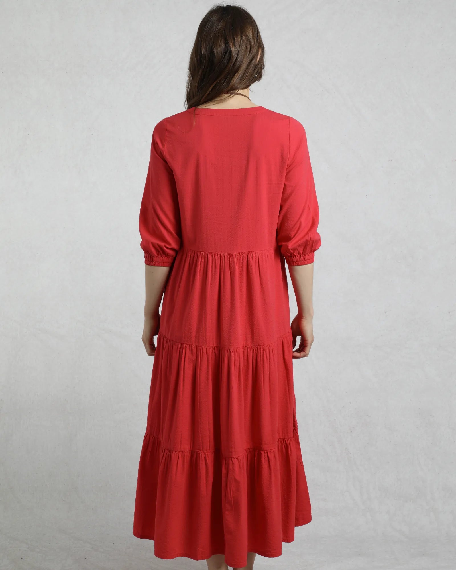 Margo Dress - Crimson