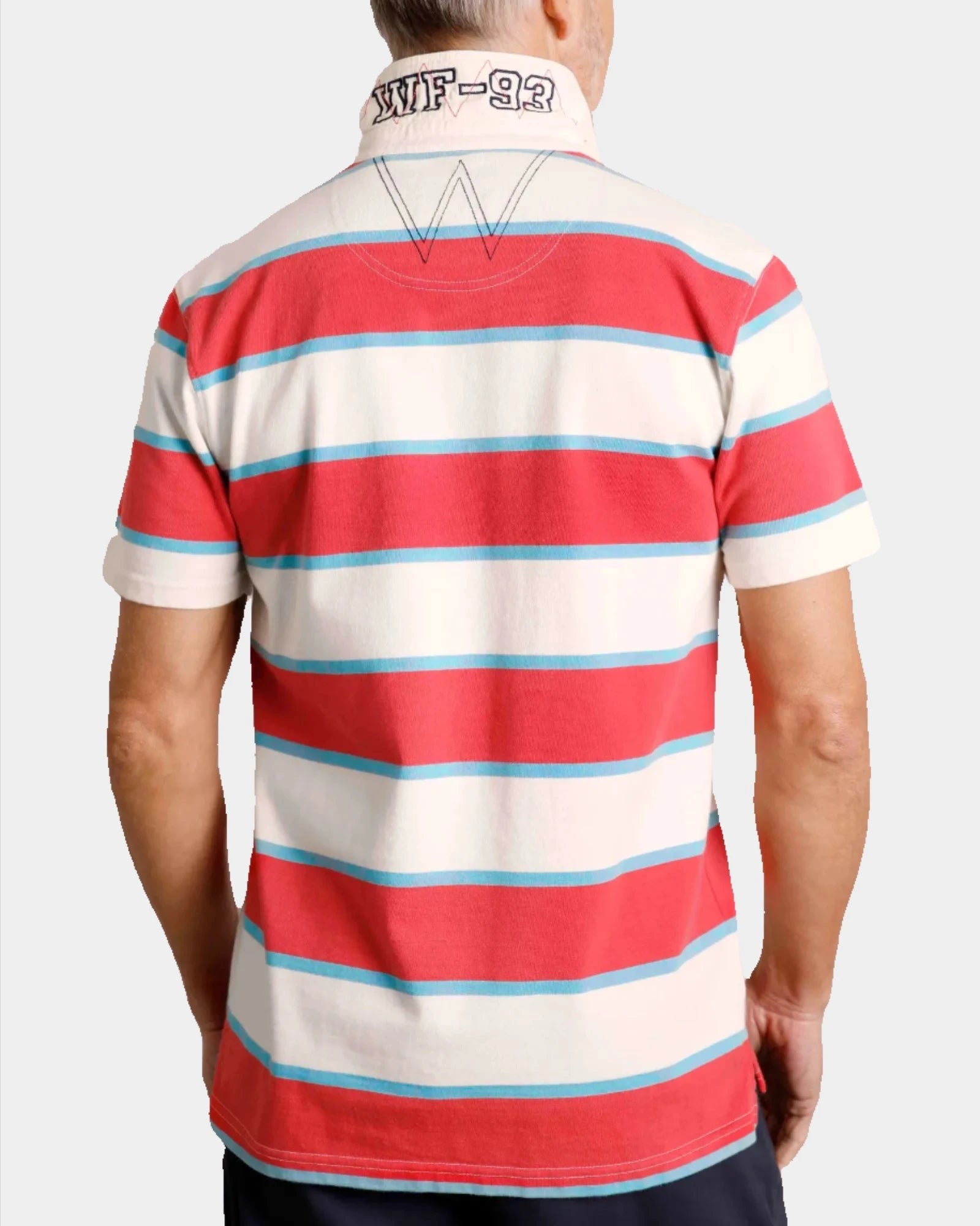 Rossett Radical Red Organic Cotton Short Sleeve Rugby Shirt