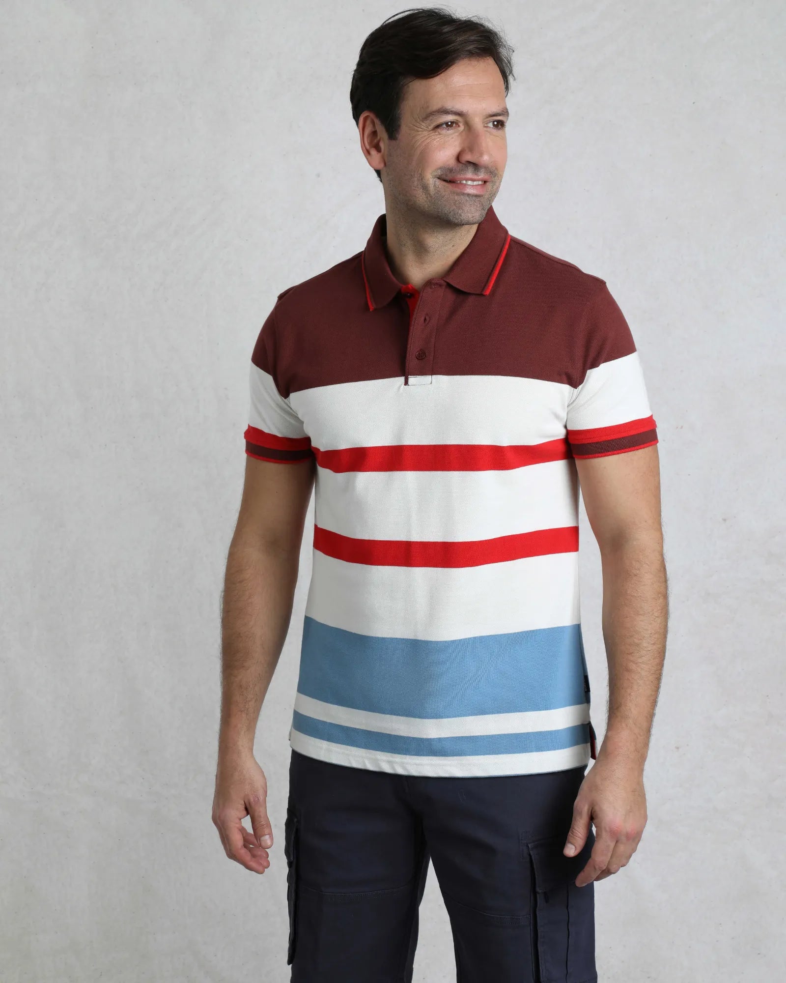 Sunbury Polo Shirt - Pinot Red