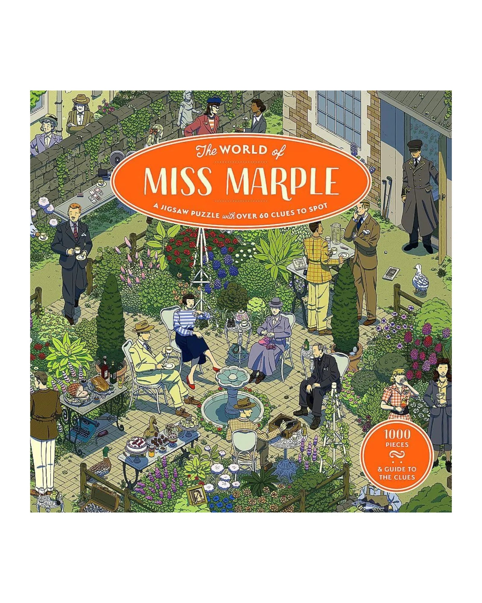 World of Miss Marple 1000 Piece Jigsaw Puzzle