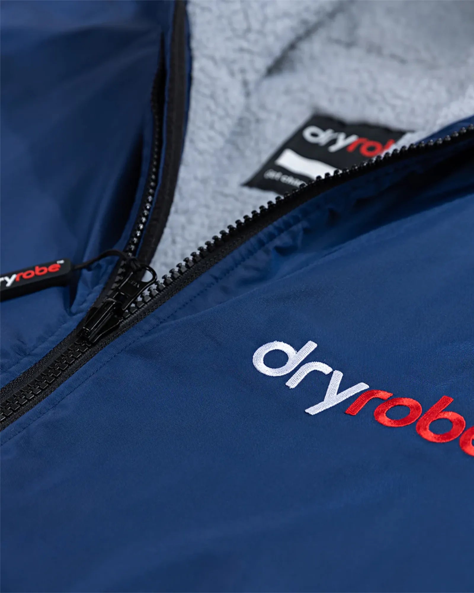 dryrobe Advance Long Sleeve - Navy/Grey