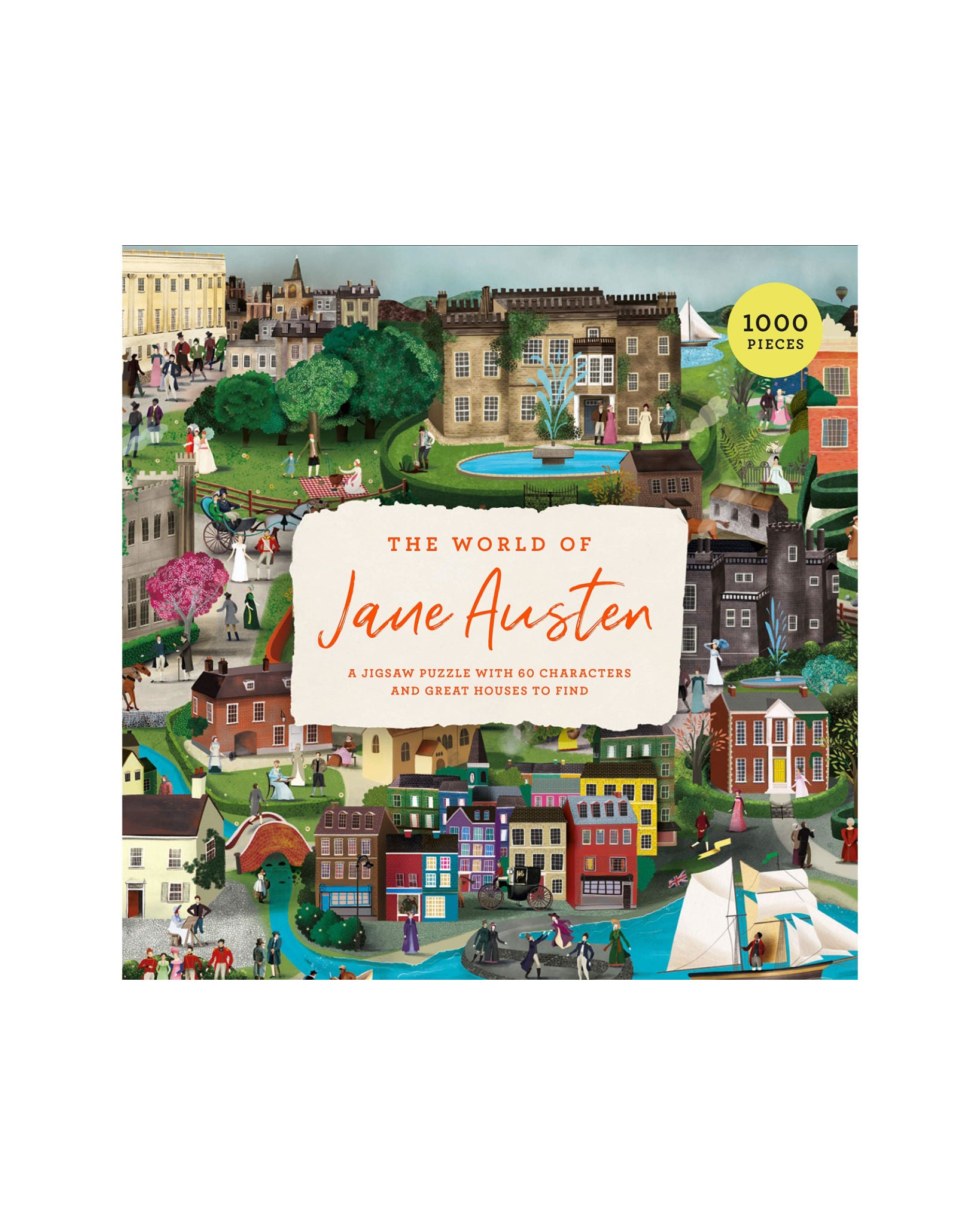 World Of Jane Austen 1000 Piece Jigsaw Puzzle