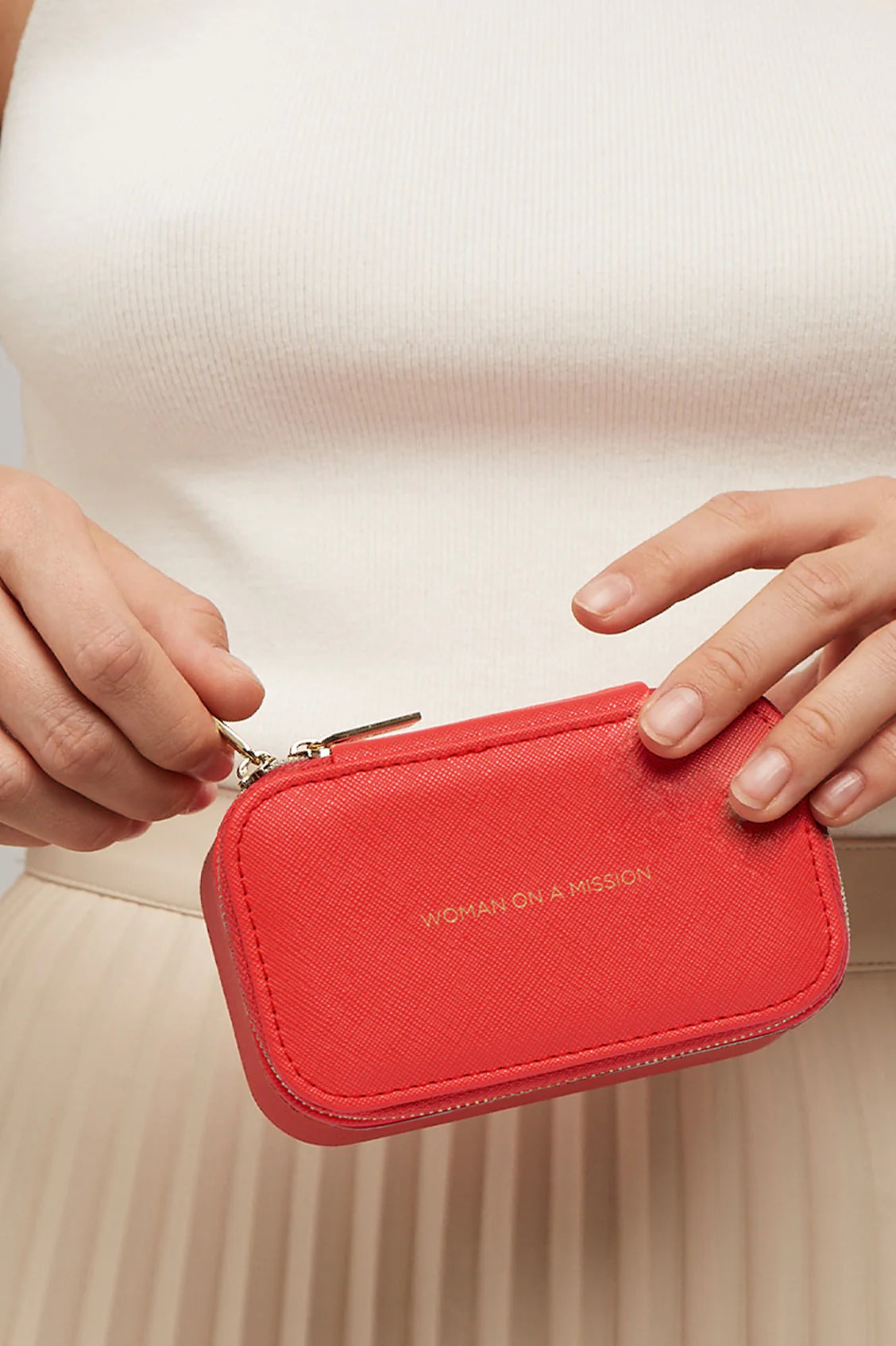Mini Jewellery Box - Coral