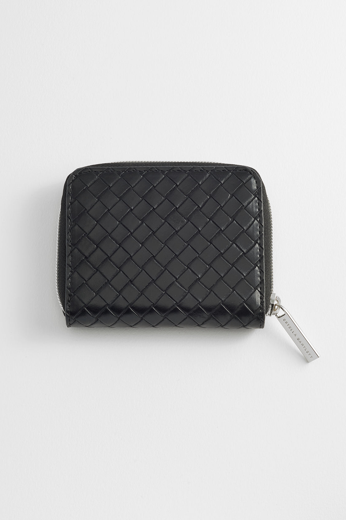 Zip Purse - Black Weave