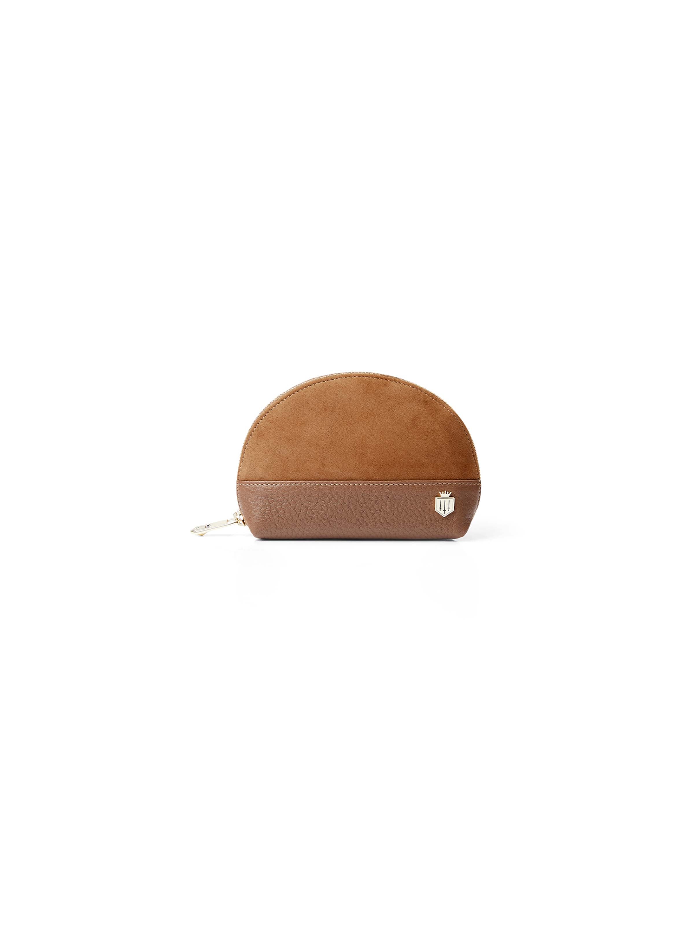The Chiltern Coin Purse - Tan Suede