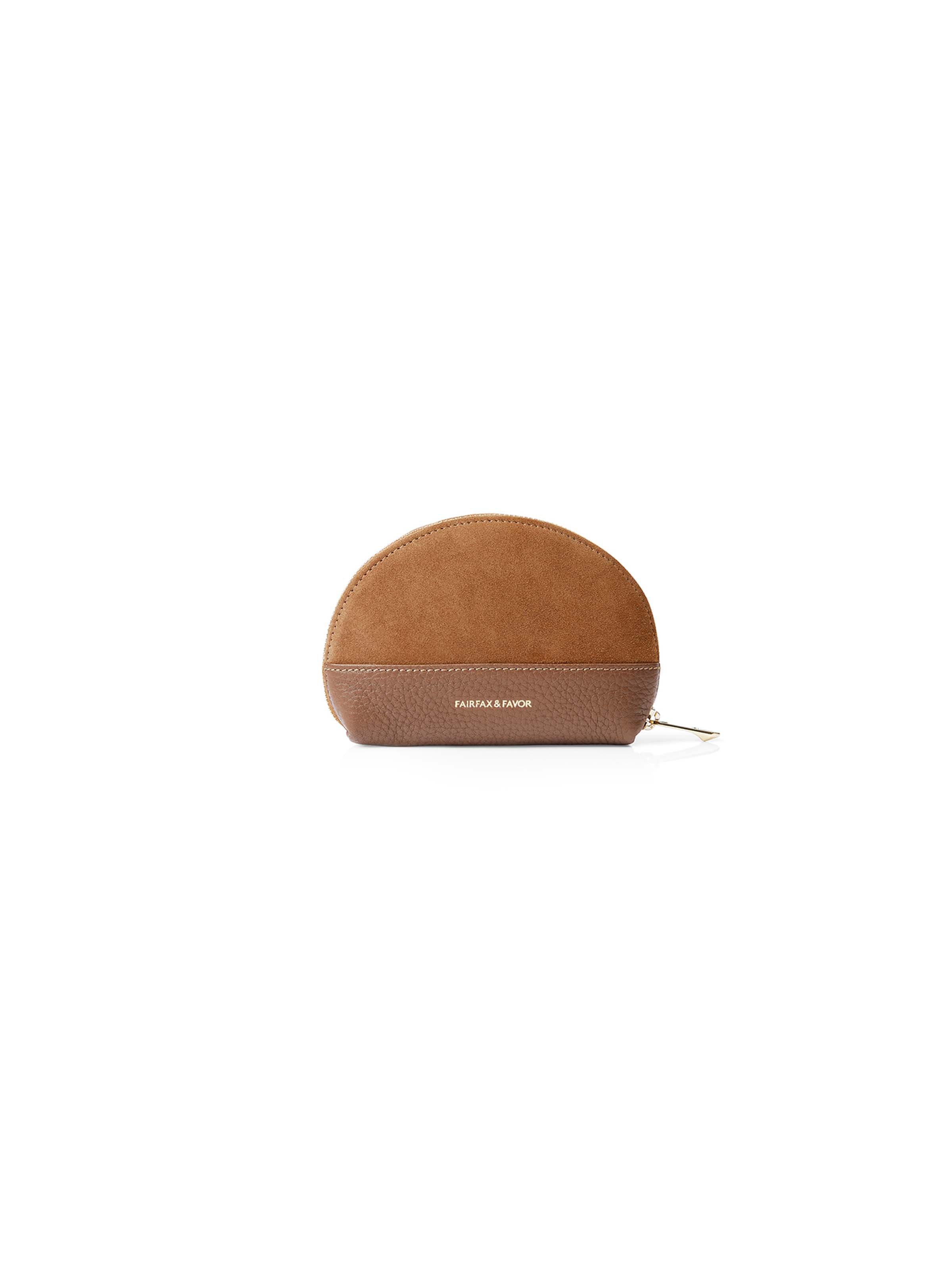 The Chiltern Coin Purse - Tan Suede