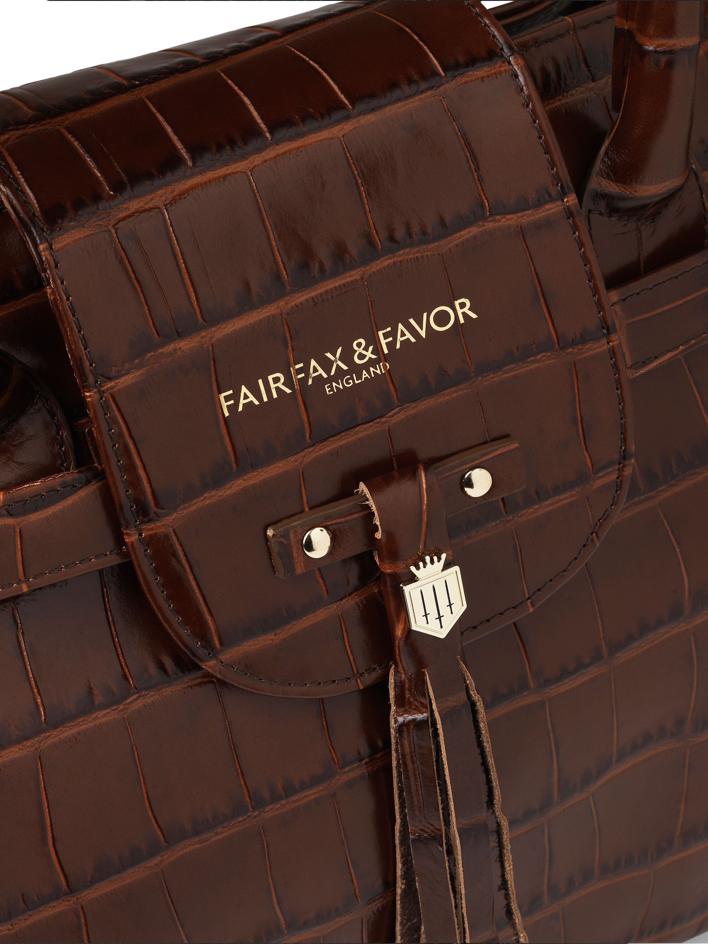 The Windsor Handbag - Conker Leather