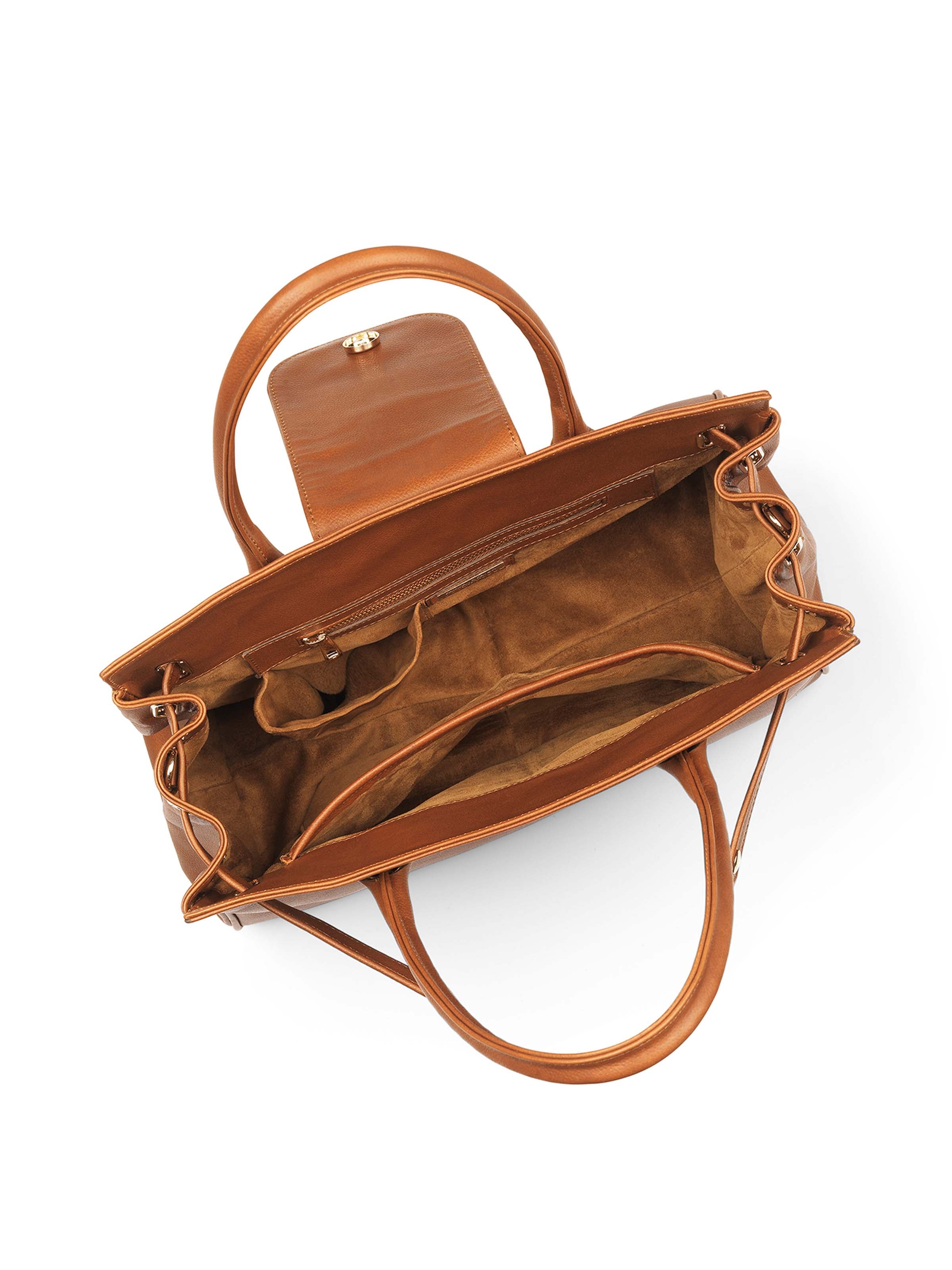 The Windsor Handbag - Tan Leather