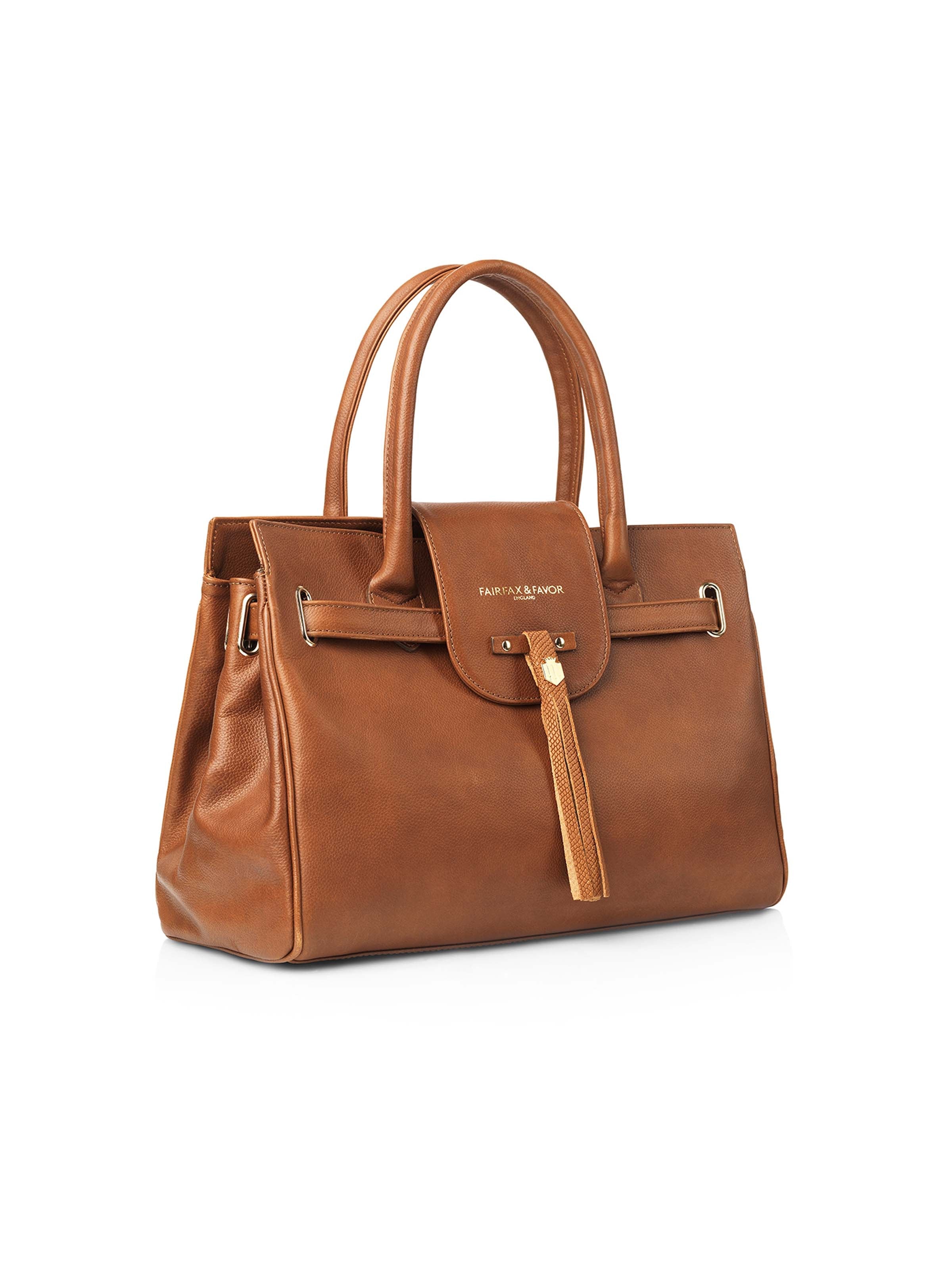 The Windsor Handbag - Tan Leather