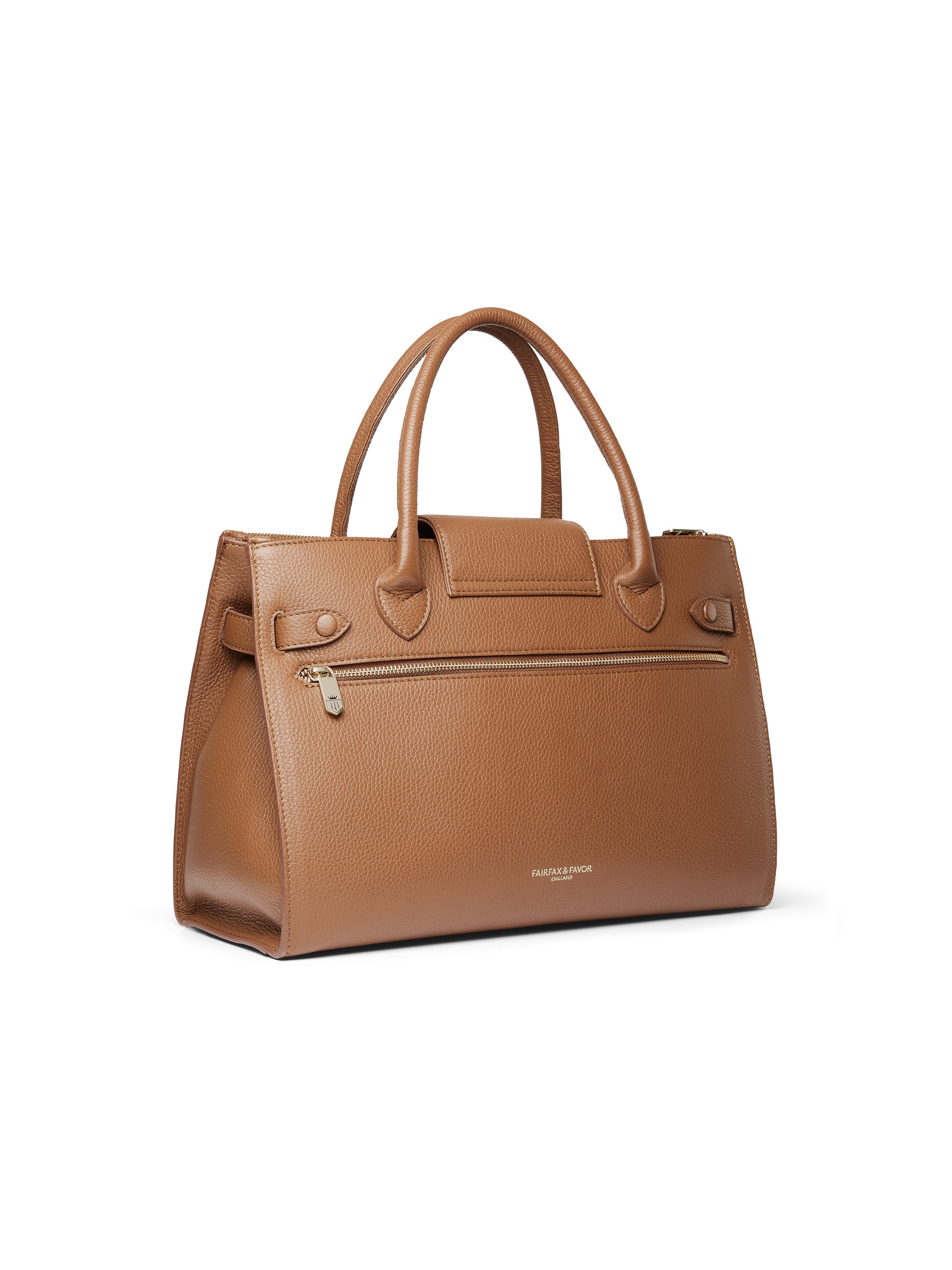 The Windsor Work Bag - Tan Leather