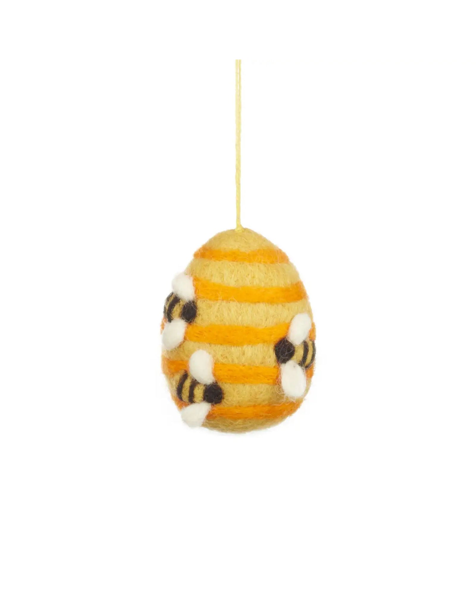 Busy Beehive Handmade Hanging Felt Decoration