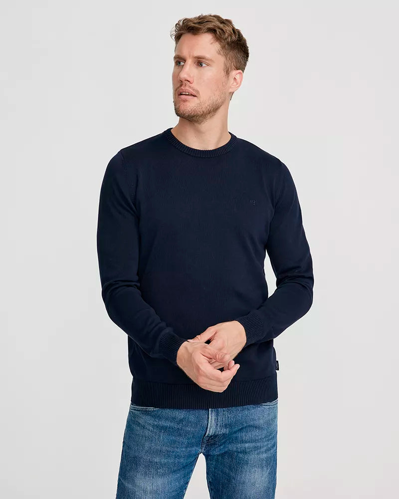 Holger T-neck - Navy