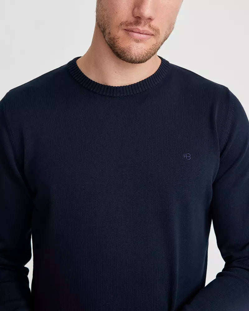 Holger T-neck - Navy