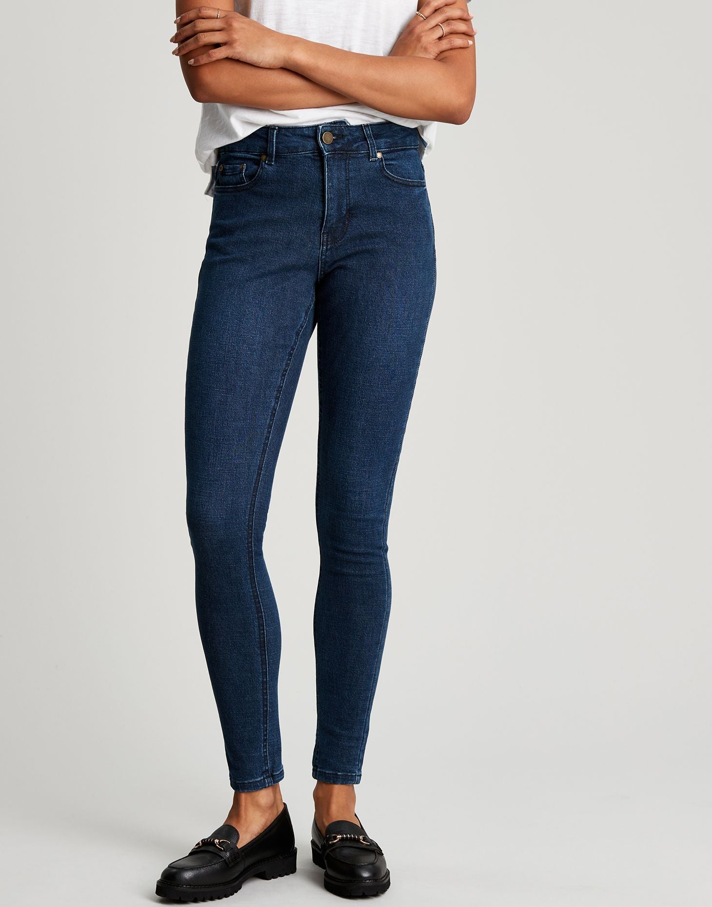 Monroe High Rise Stretch Skinny Jeans - Indigo
