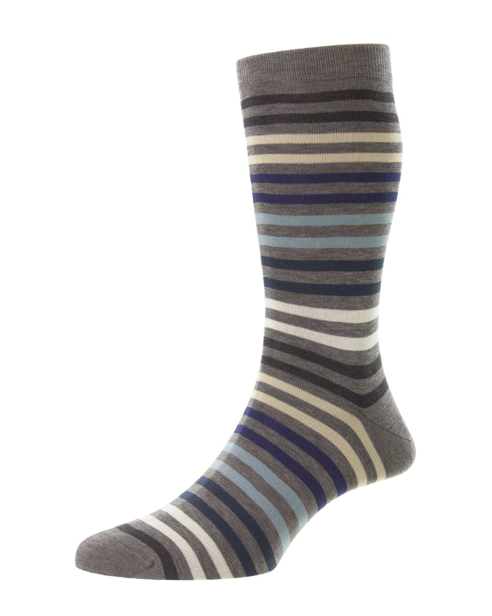 Kilburn Socks - Mid Grey Mix