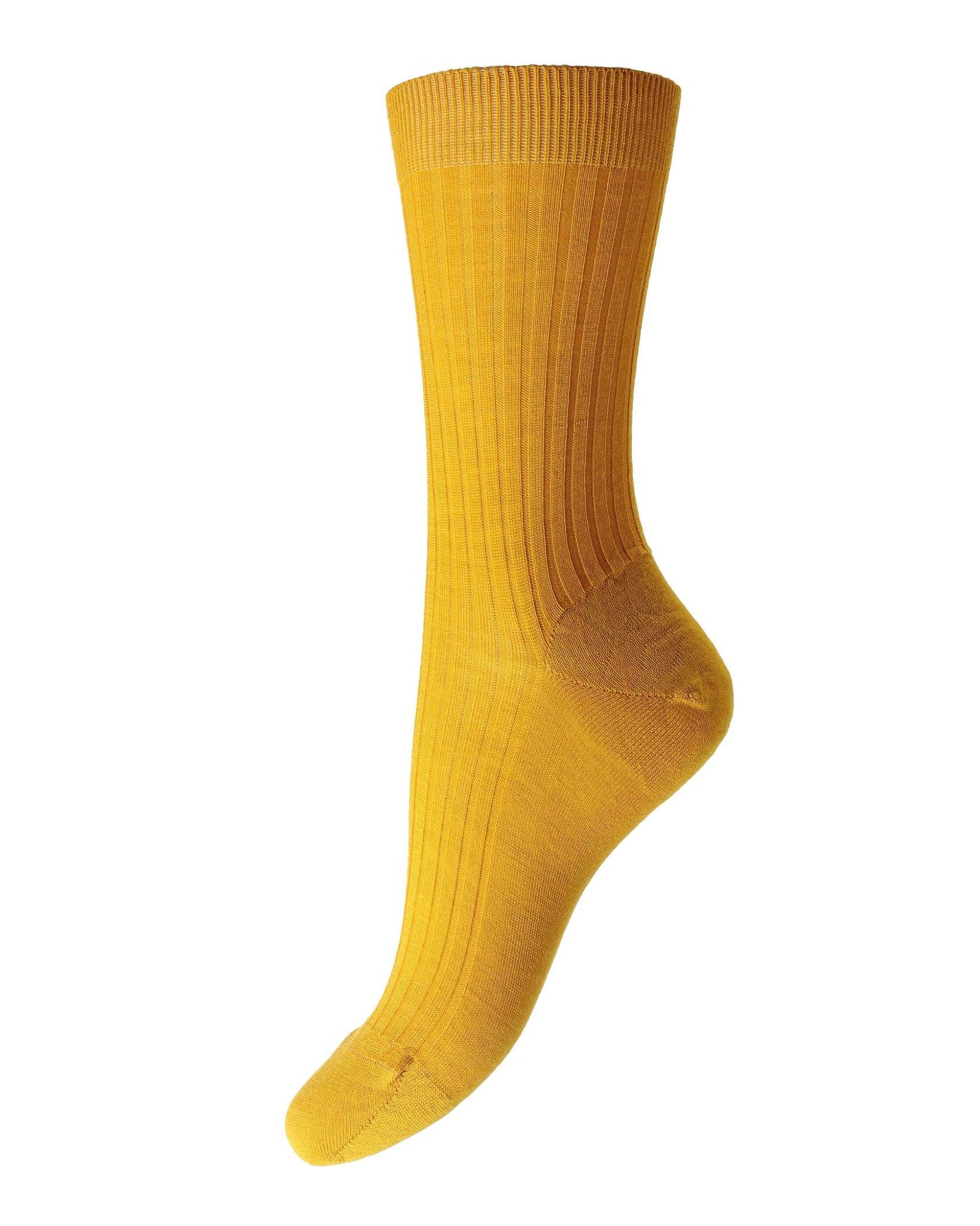Rose Socks - Bright Gold