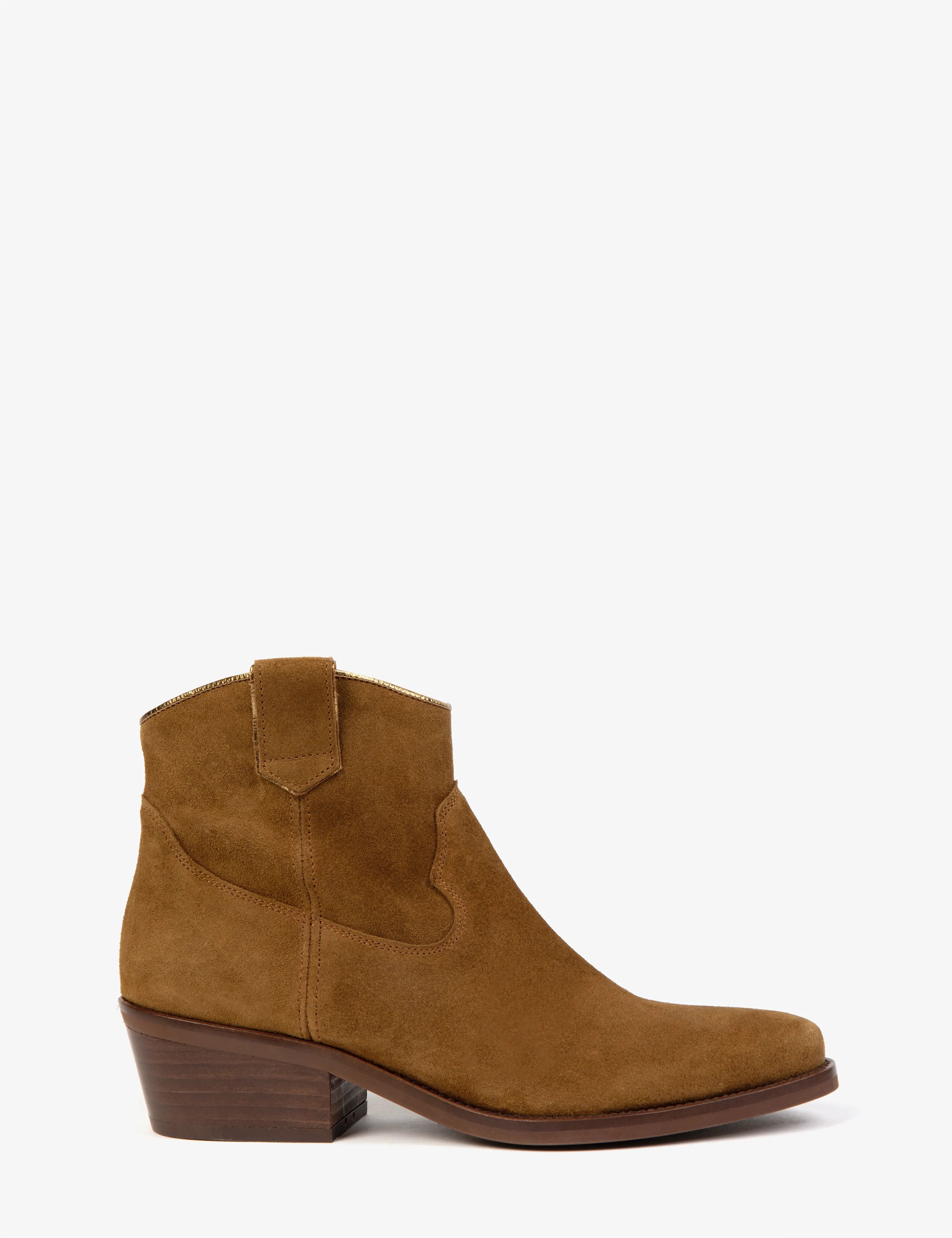 Cassidy Suede Boot - Tan