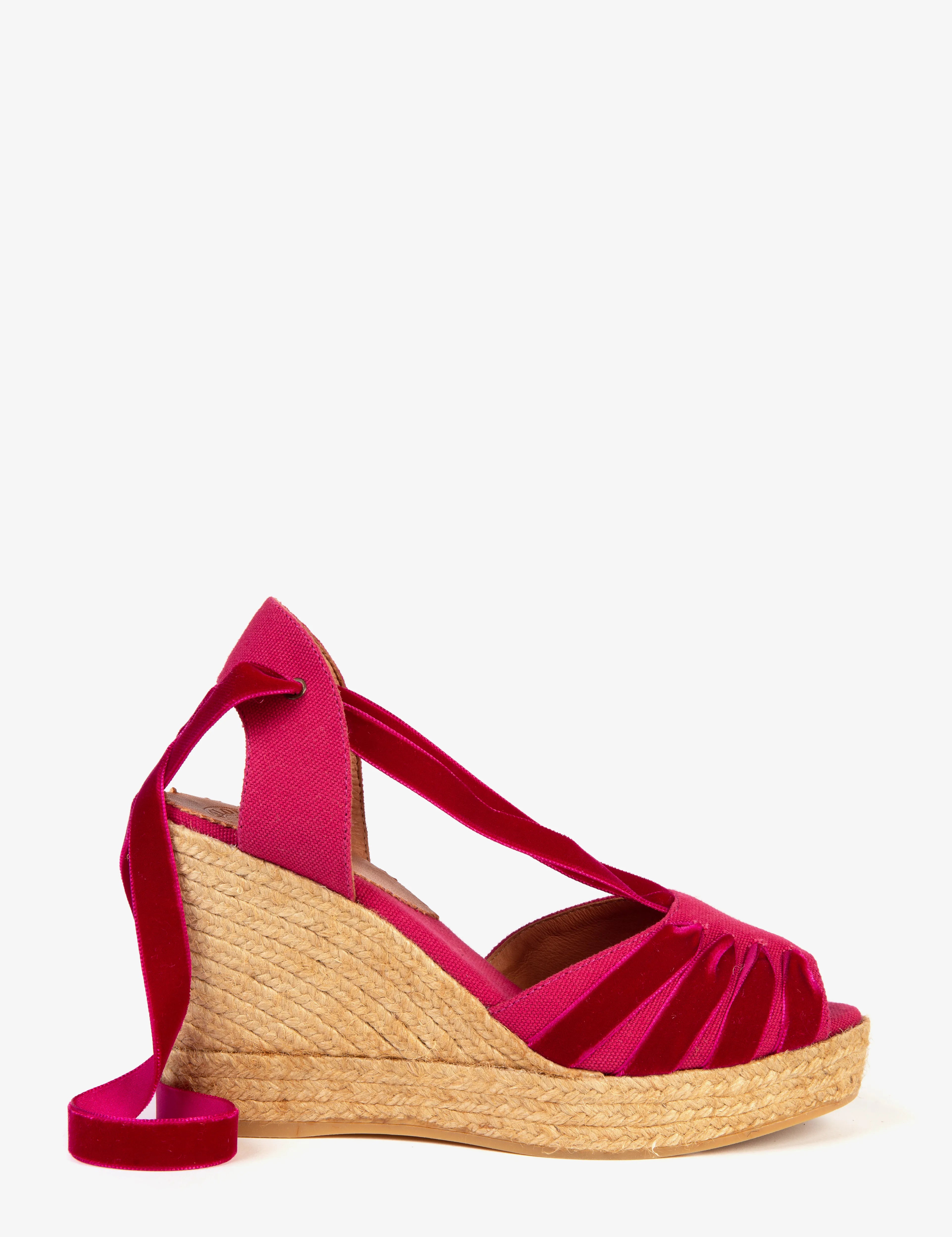 High Catalina Dali Espadrille - Cherry