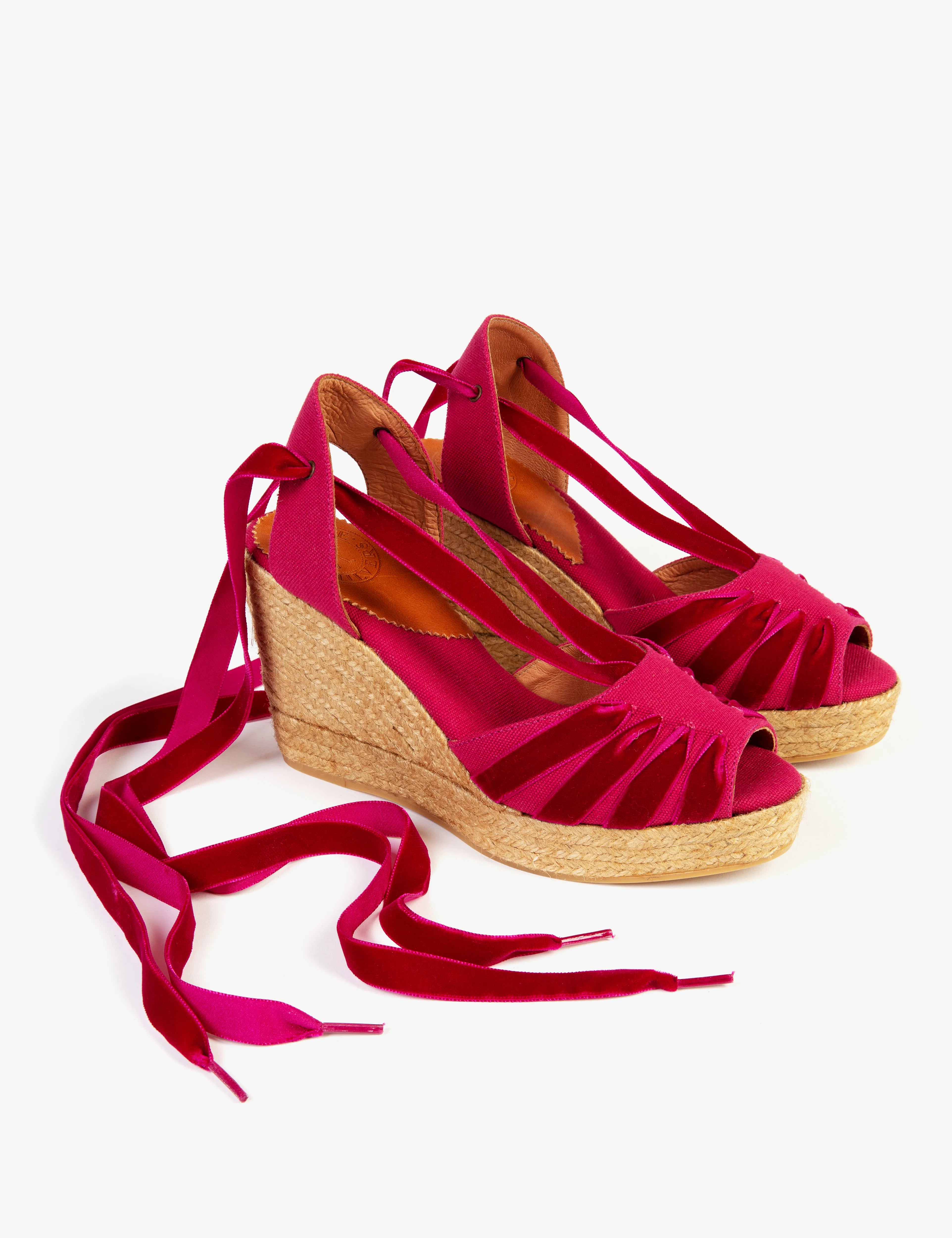 High Catalina Dali Espadrille - Cherry