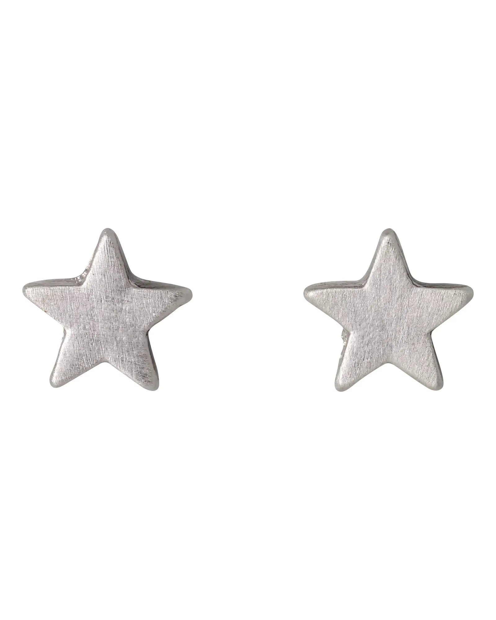 Ava Star Earrings - Silver Plated