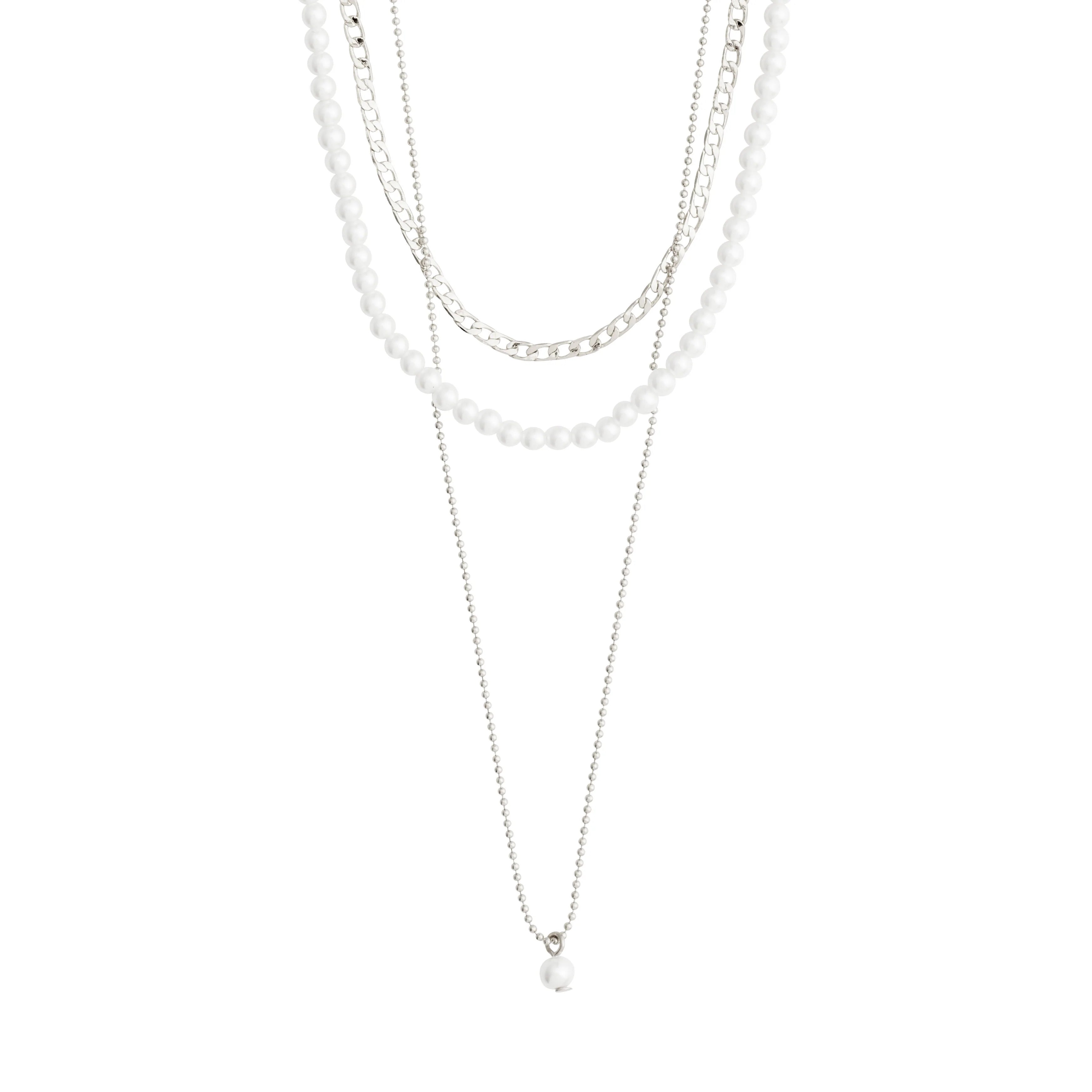 Baker Necklace 3-in-1 - Silver Plated