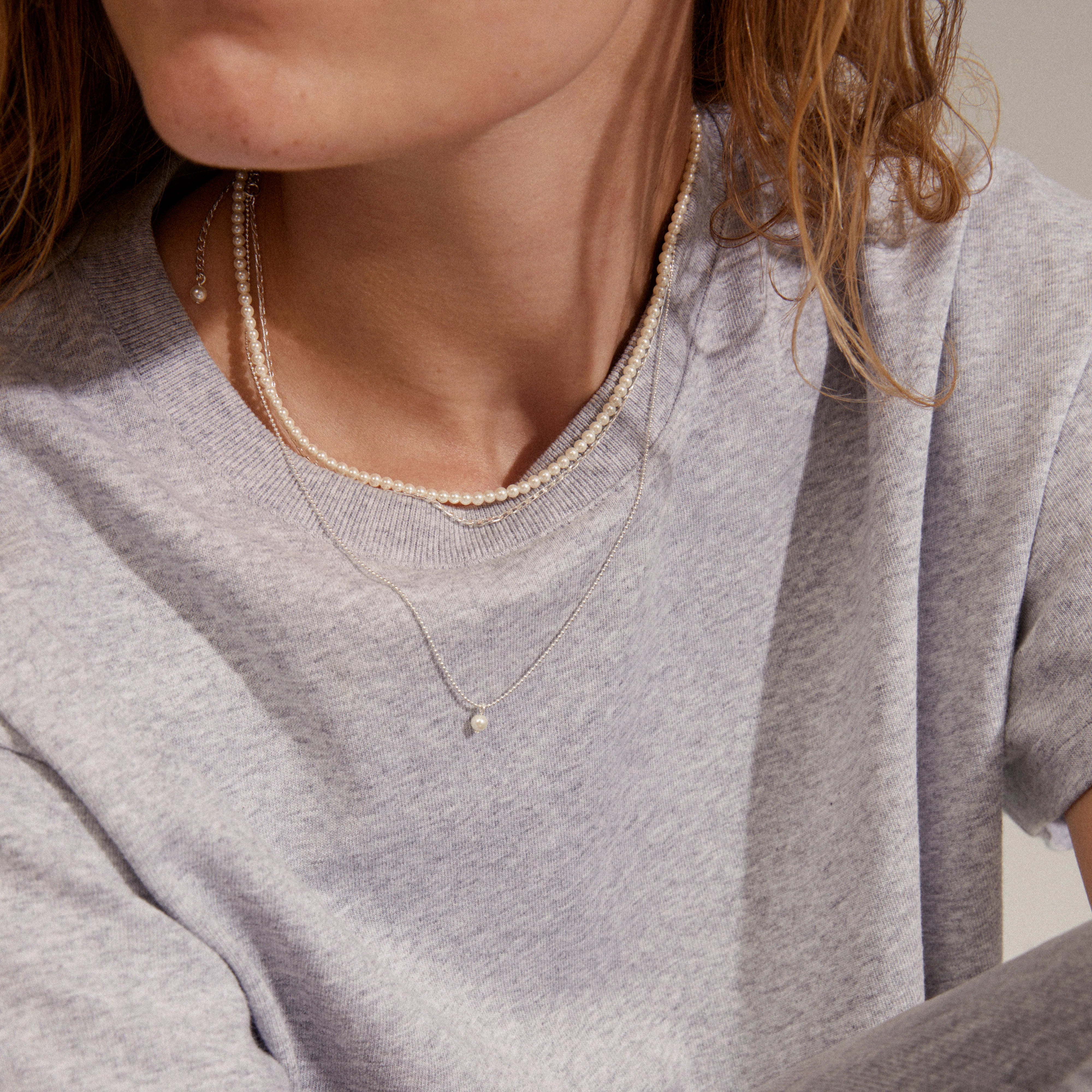 Baker Necklace 3-in-1 - Silver Plated