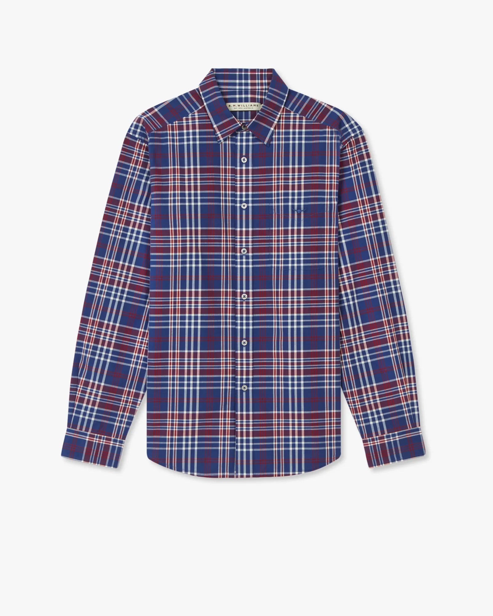 Collins Shirt - Blue/White/Red