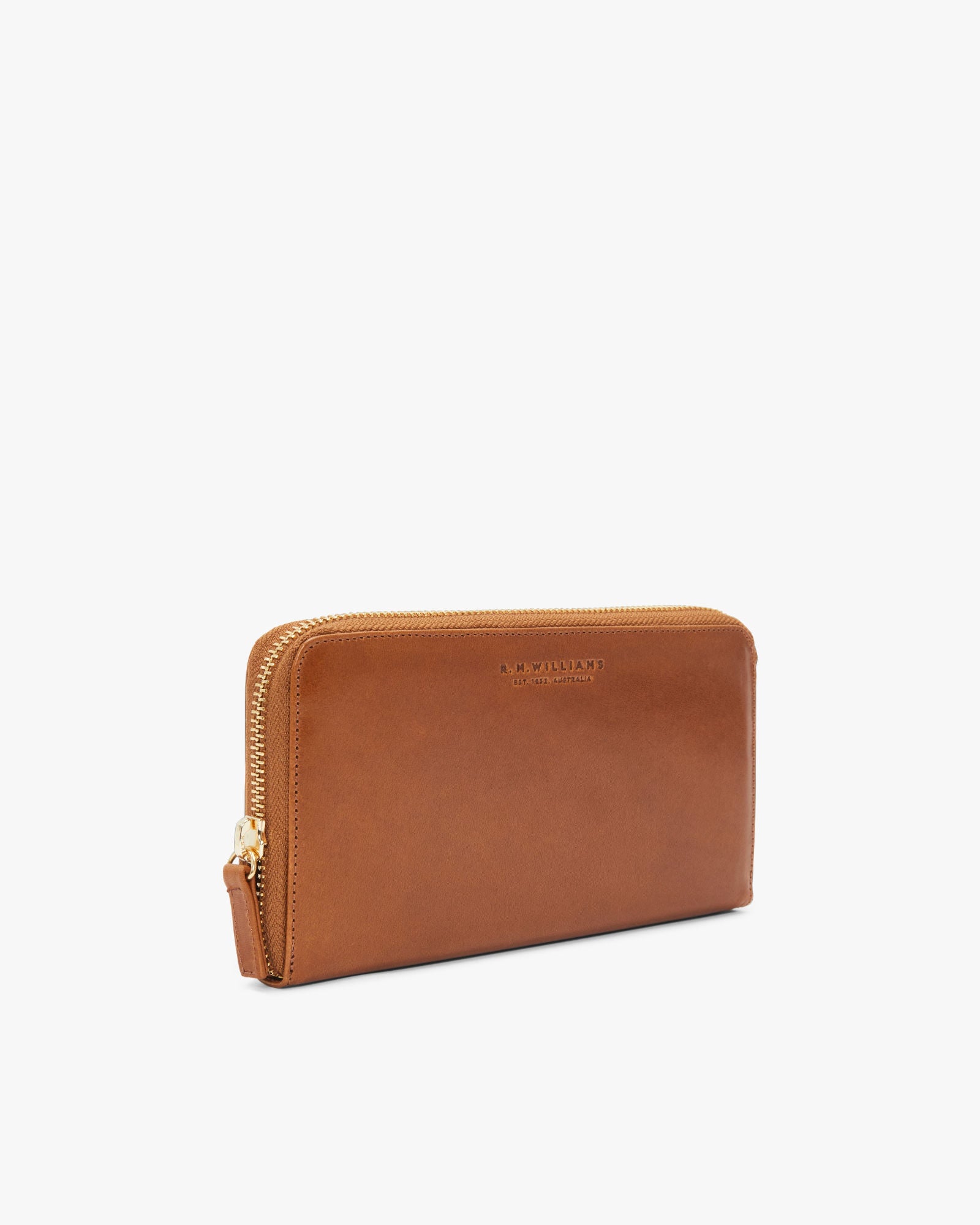 Singleton Zip Wallet - Tan
