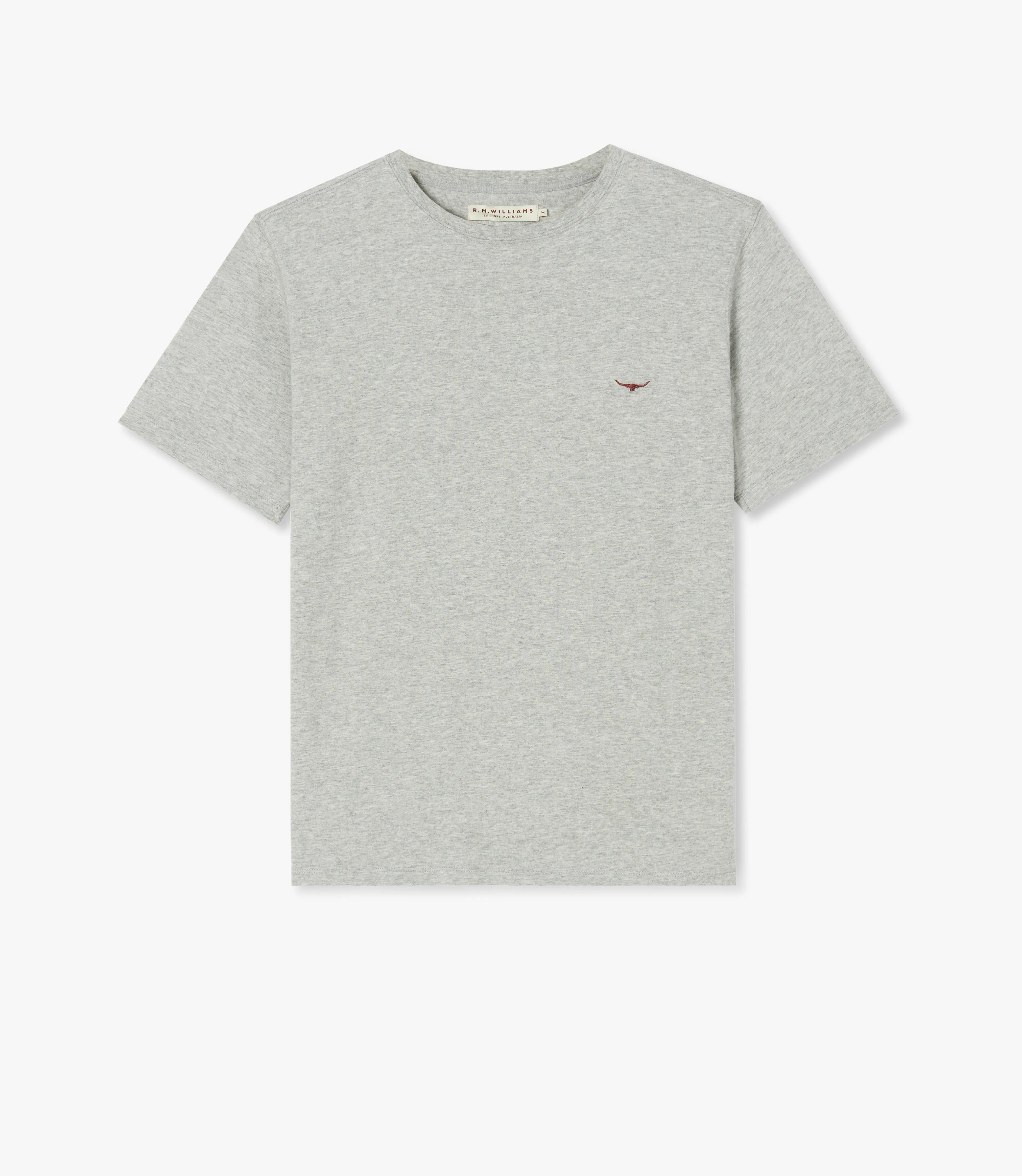 Parson T-shirt - Grey Marle/Chestnut