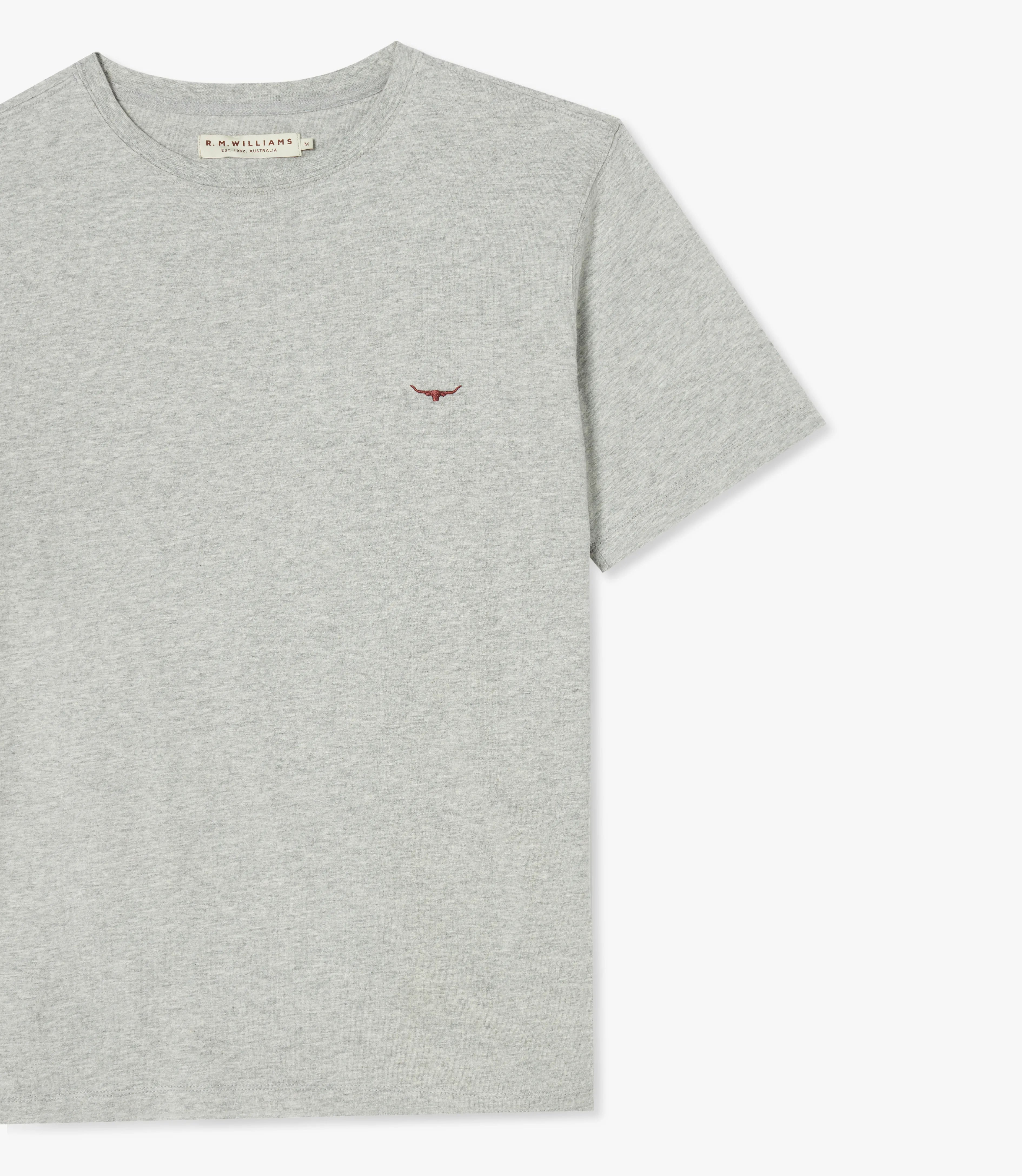 Parson T-shirt - Grey Marle/Chestnut