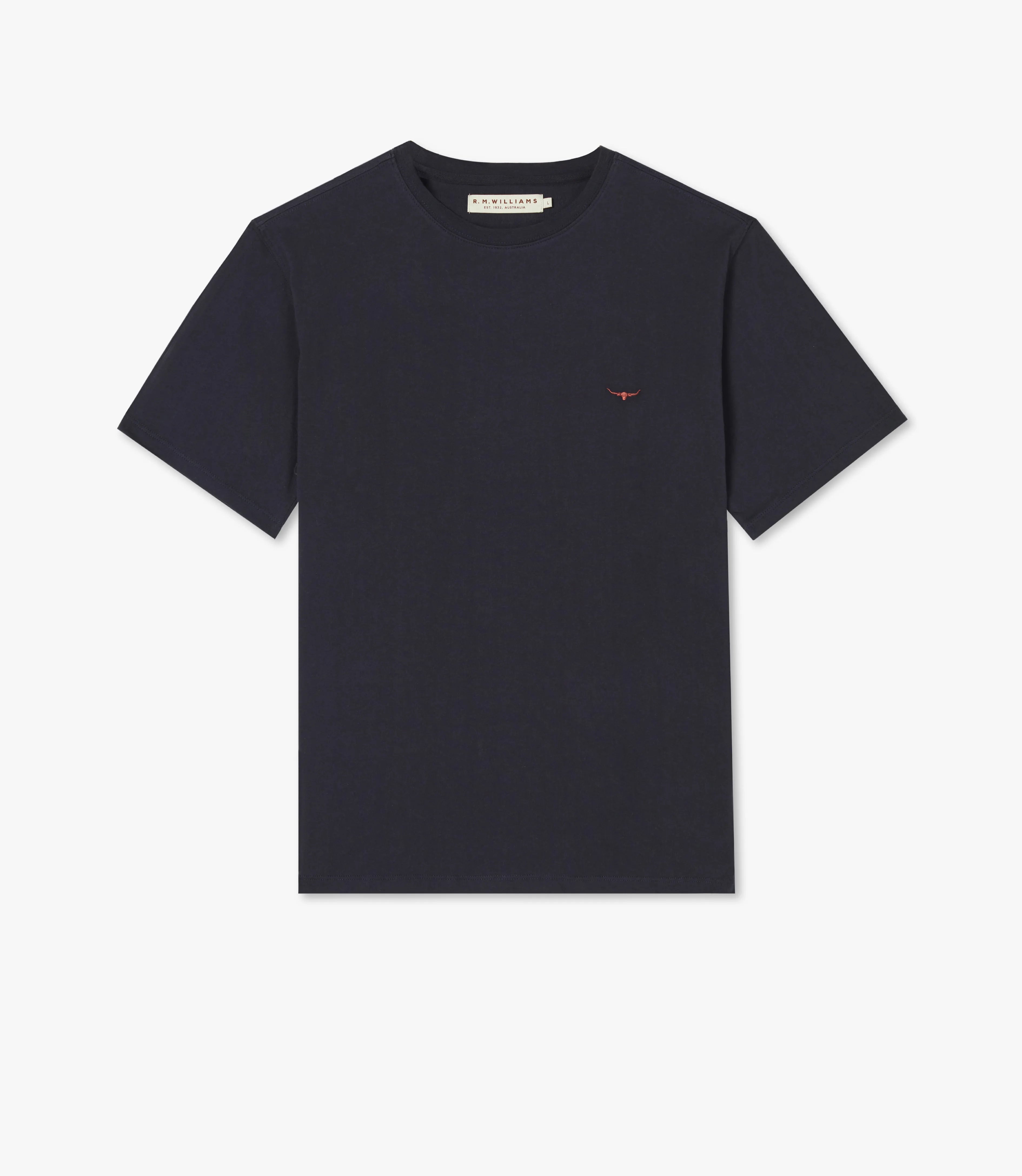 Parson T-shirt - Navy/Chestnut