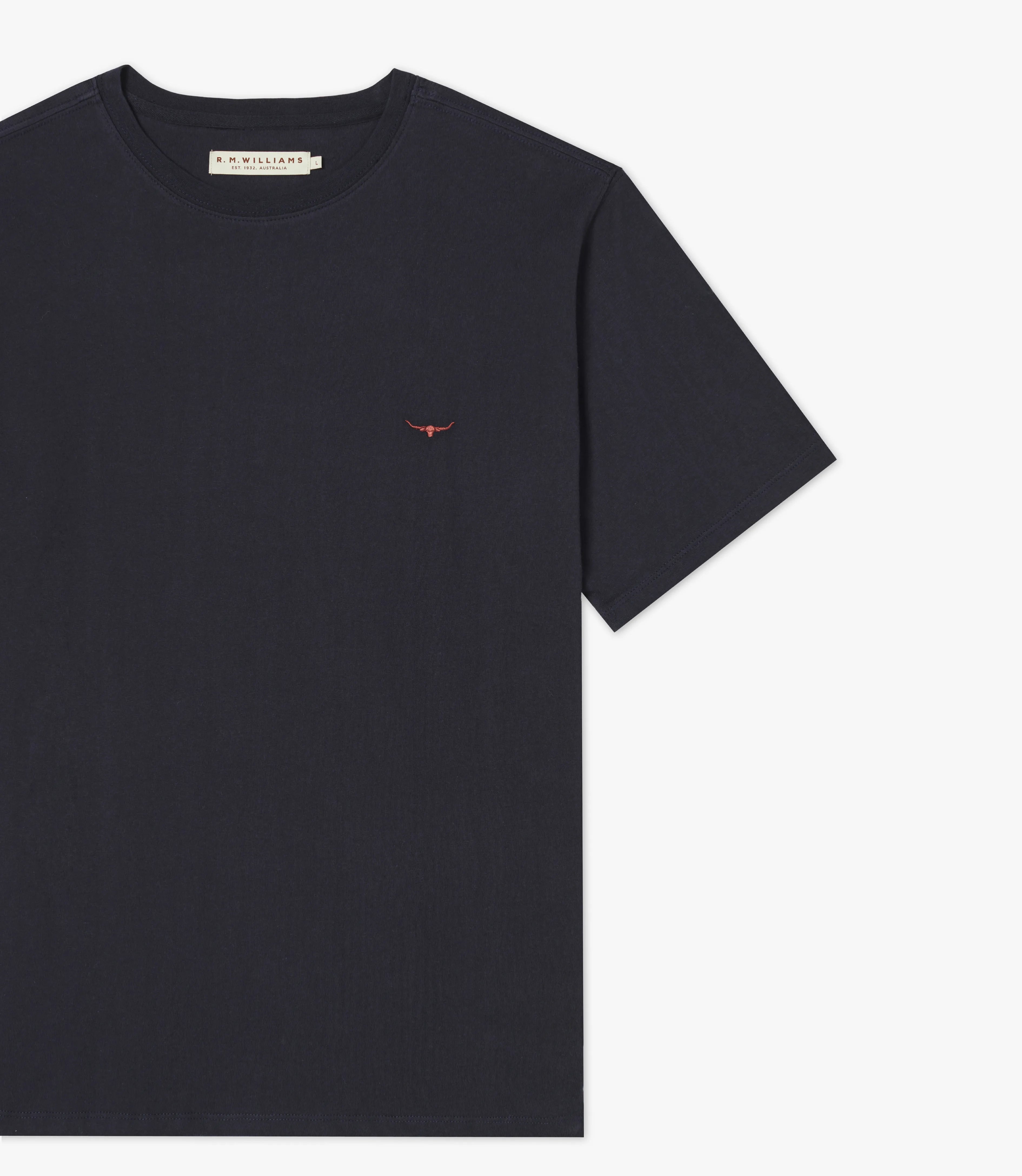 Parson T-shirt - Navy/Chestnut