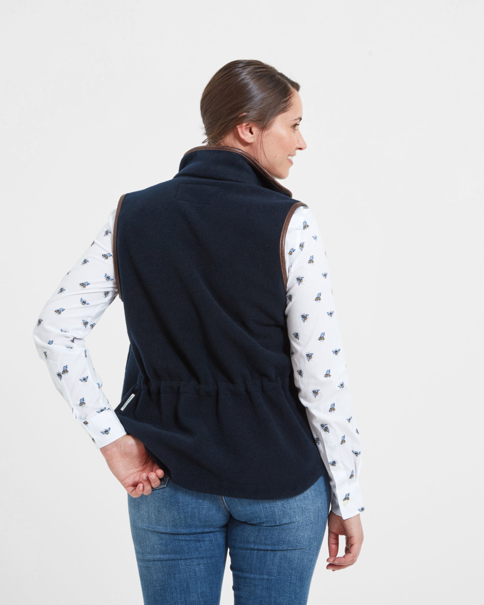 Lyndon Fleece Gilet - Navy