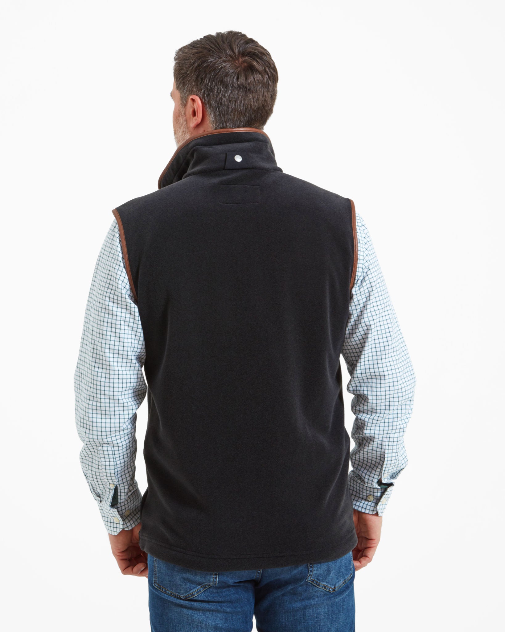 Oakham Gunmetal Fleece Gilet