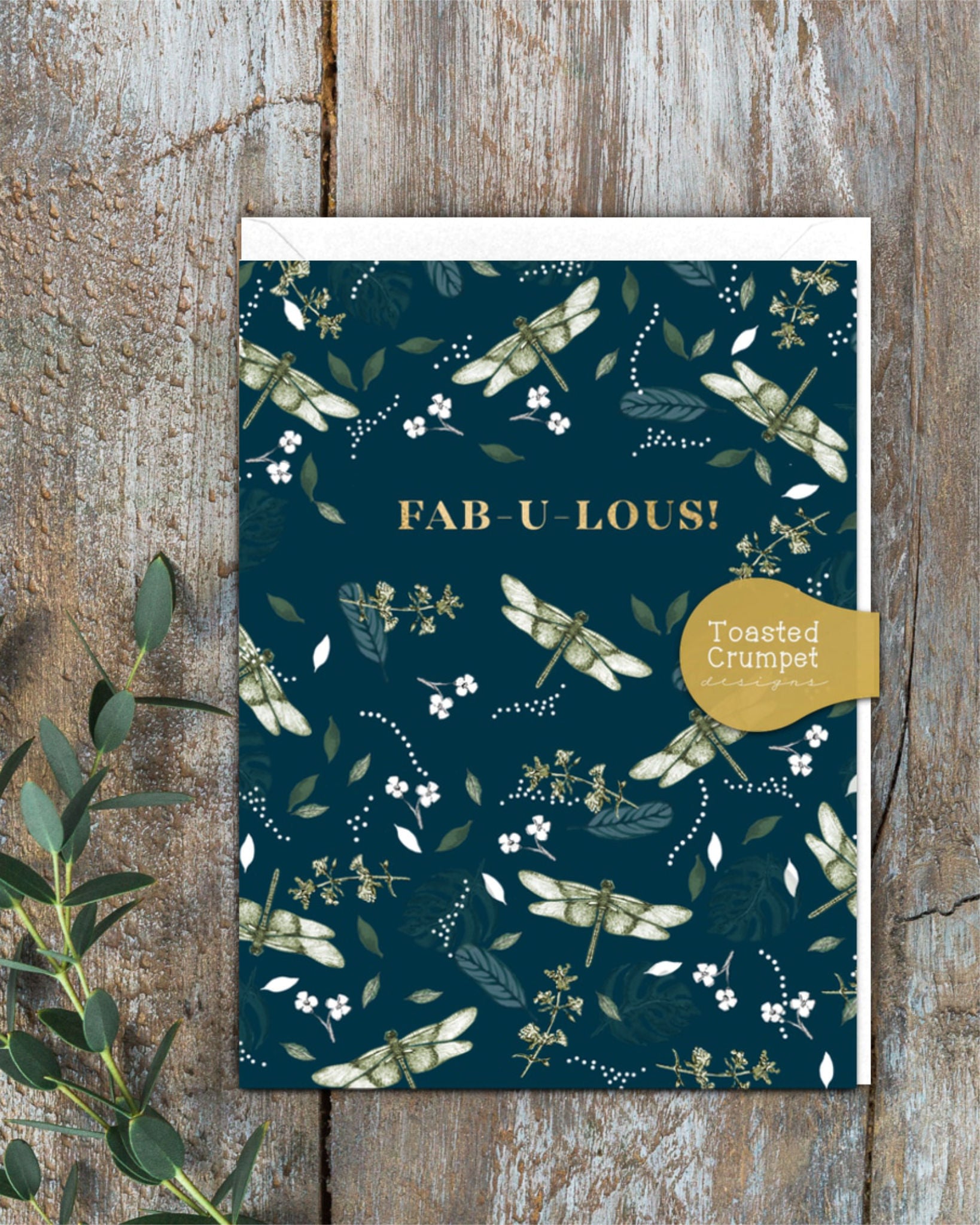 Fab-u-Lous (Dragonfly Noir) Card