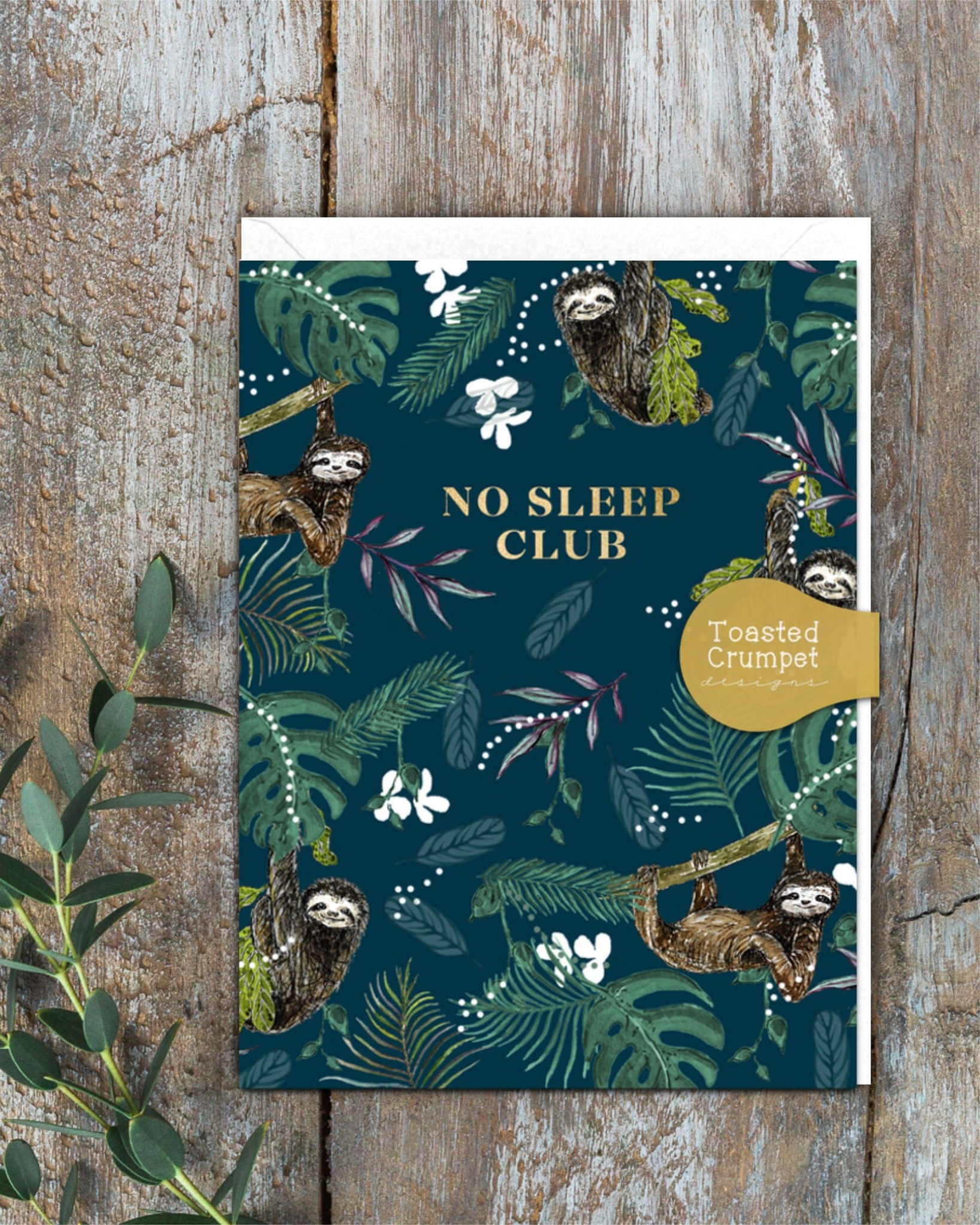 No Sleep Club (Sloth) Card
