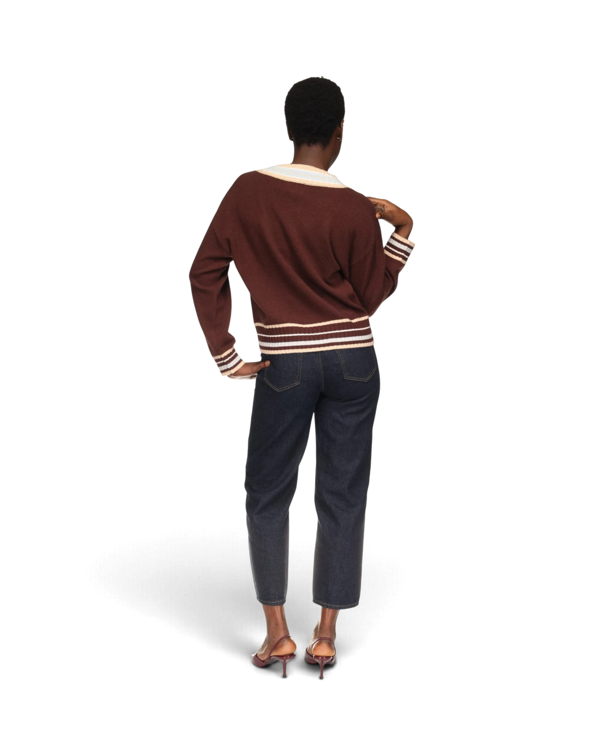Stitchy Trim V - Cocoa