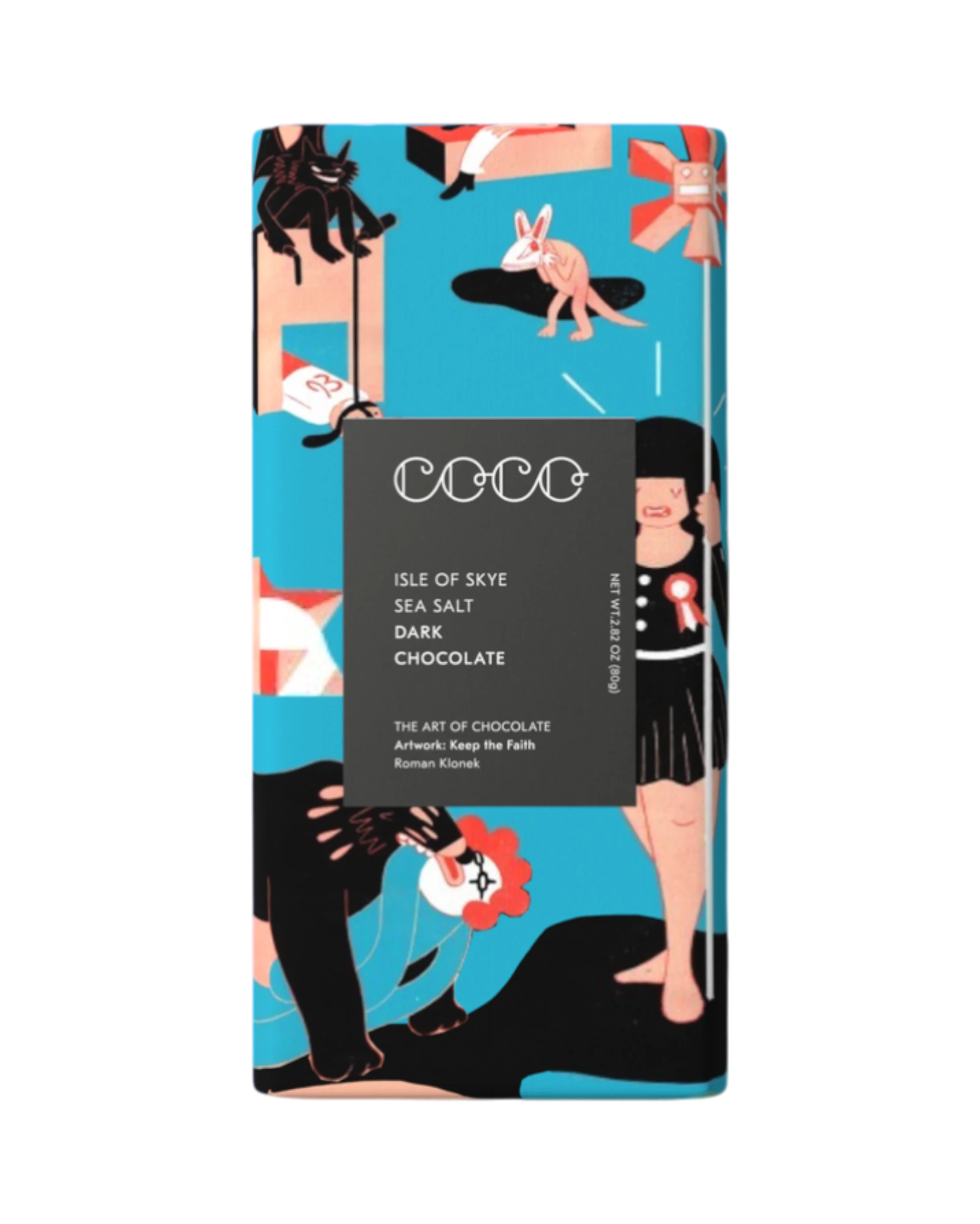 Isle of Skye Sea Salt Dark Chocolate 80g